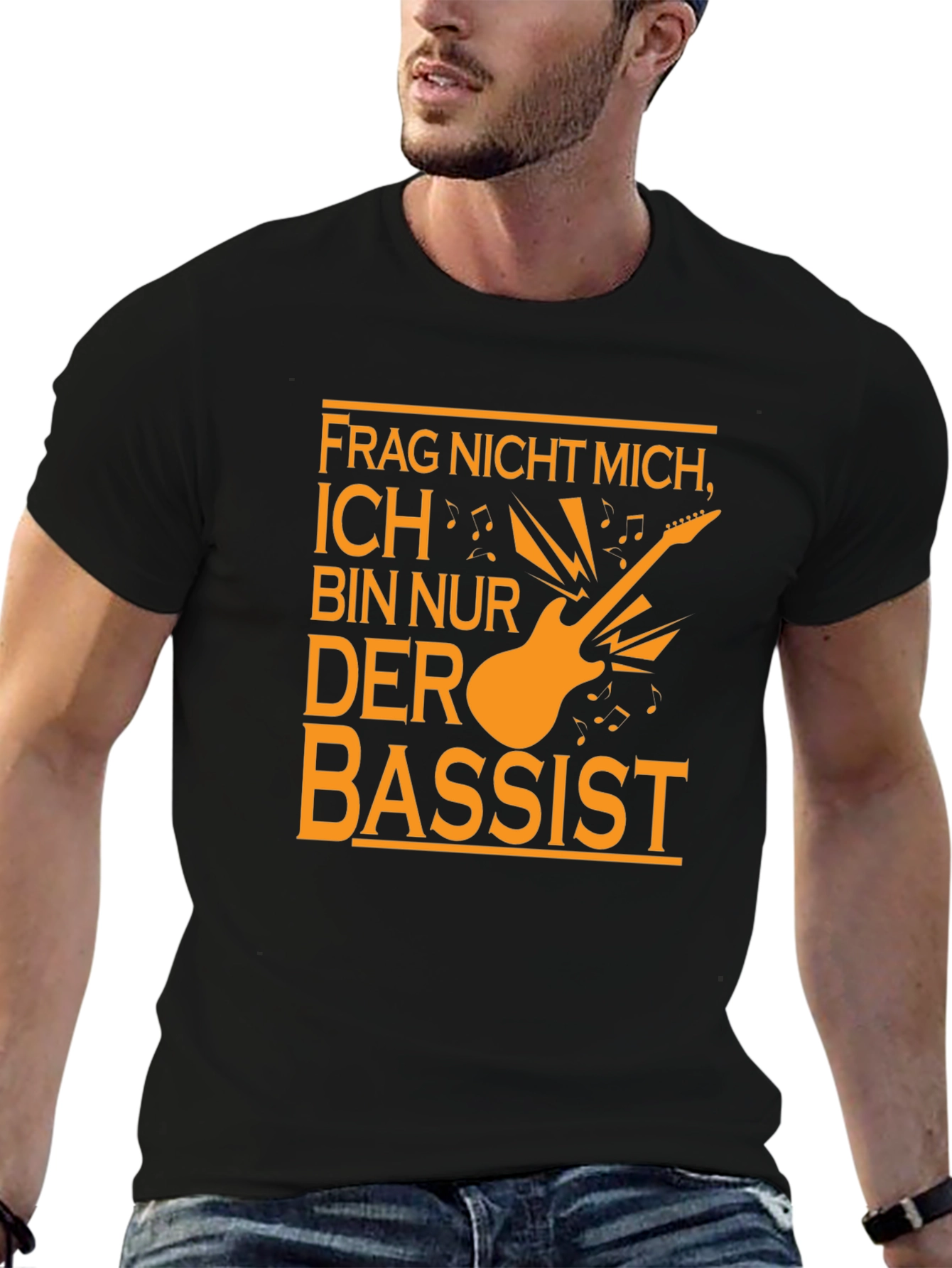 Funny Musician T-Shirt - Frag Nicht Mich Der Bassist!