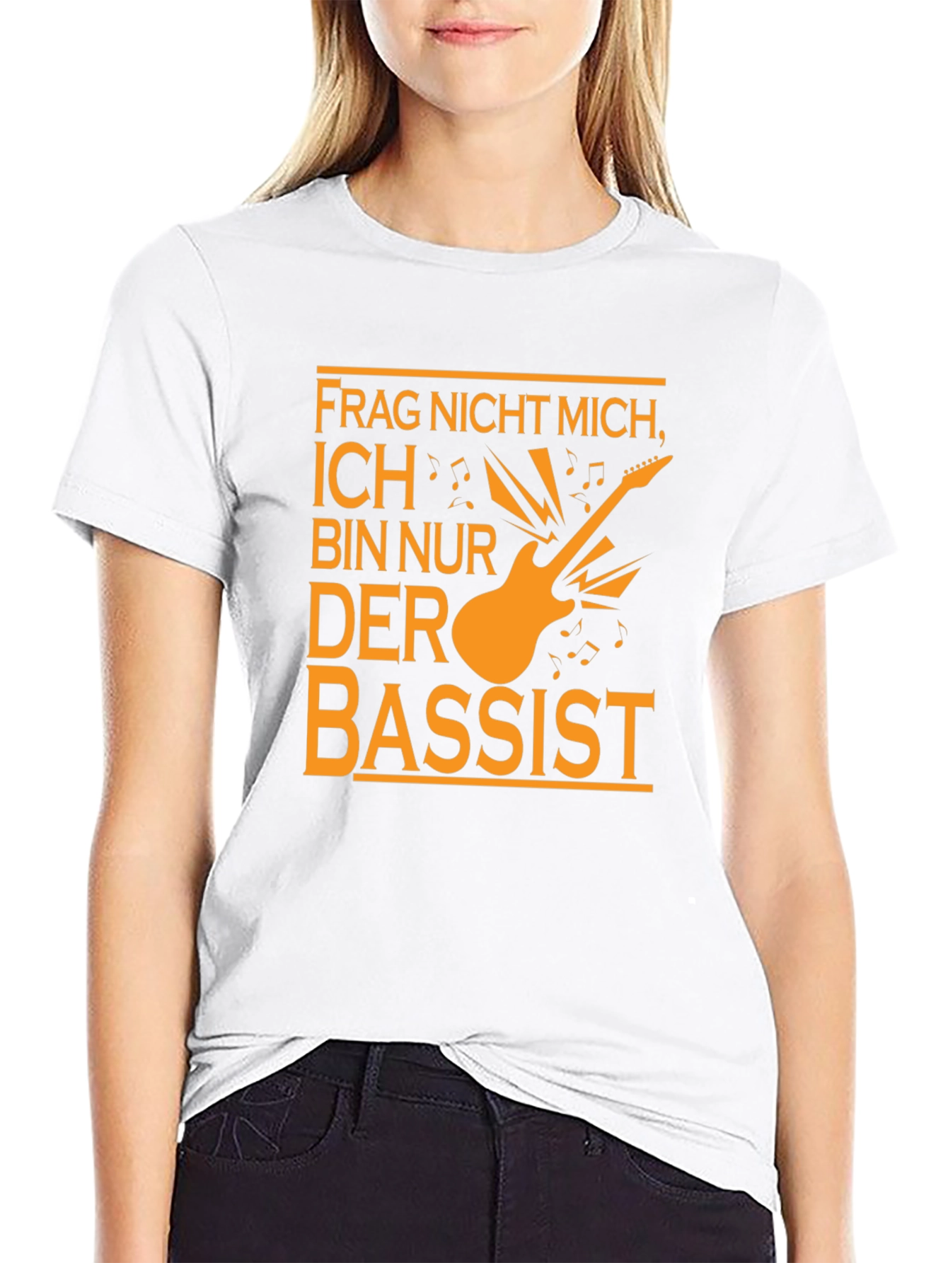 Funny Musician T-Shirt - Frag Nicht Mich Der Bassist!