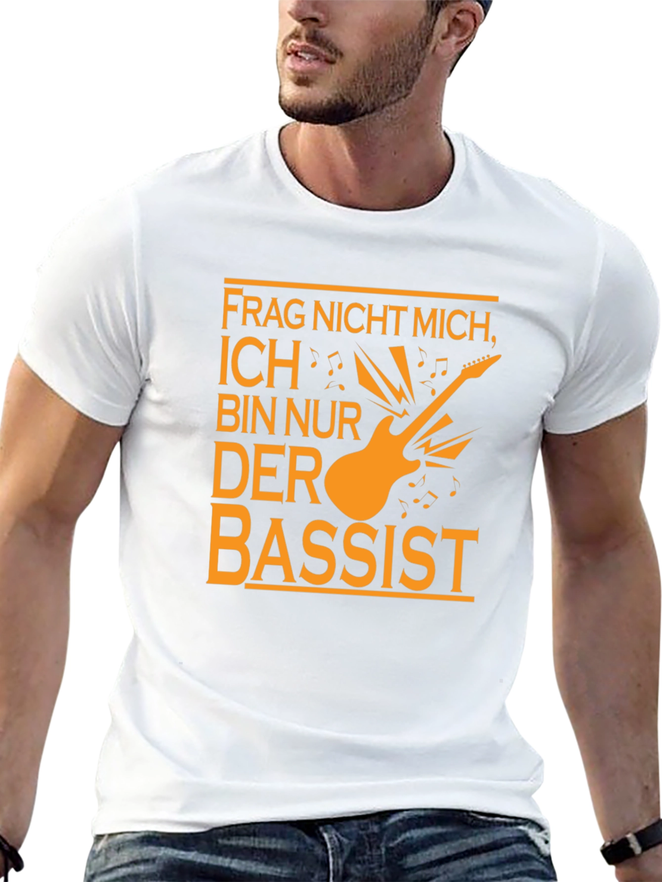 Funny Musician T-Shirt - Frag Nicht Mich Der Bassist!