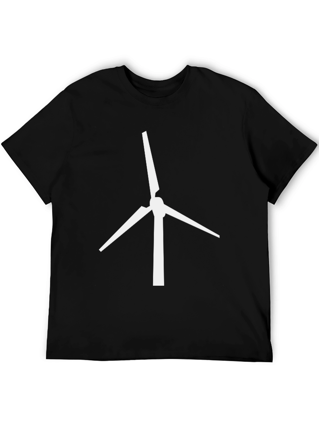 Wind Turbine Graphic T-Shirt - Eco Friendly Fashion