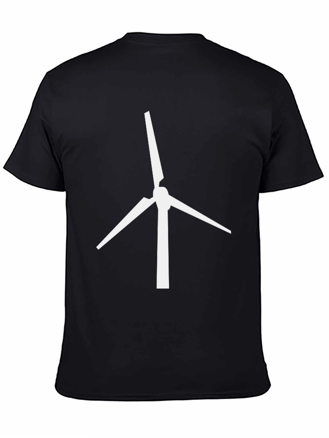 Wind Turbine Graphic T-Shirt - Eco Friendly Fashion