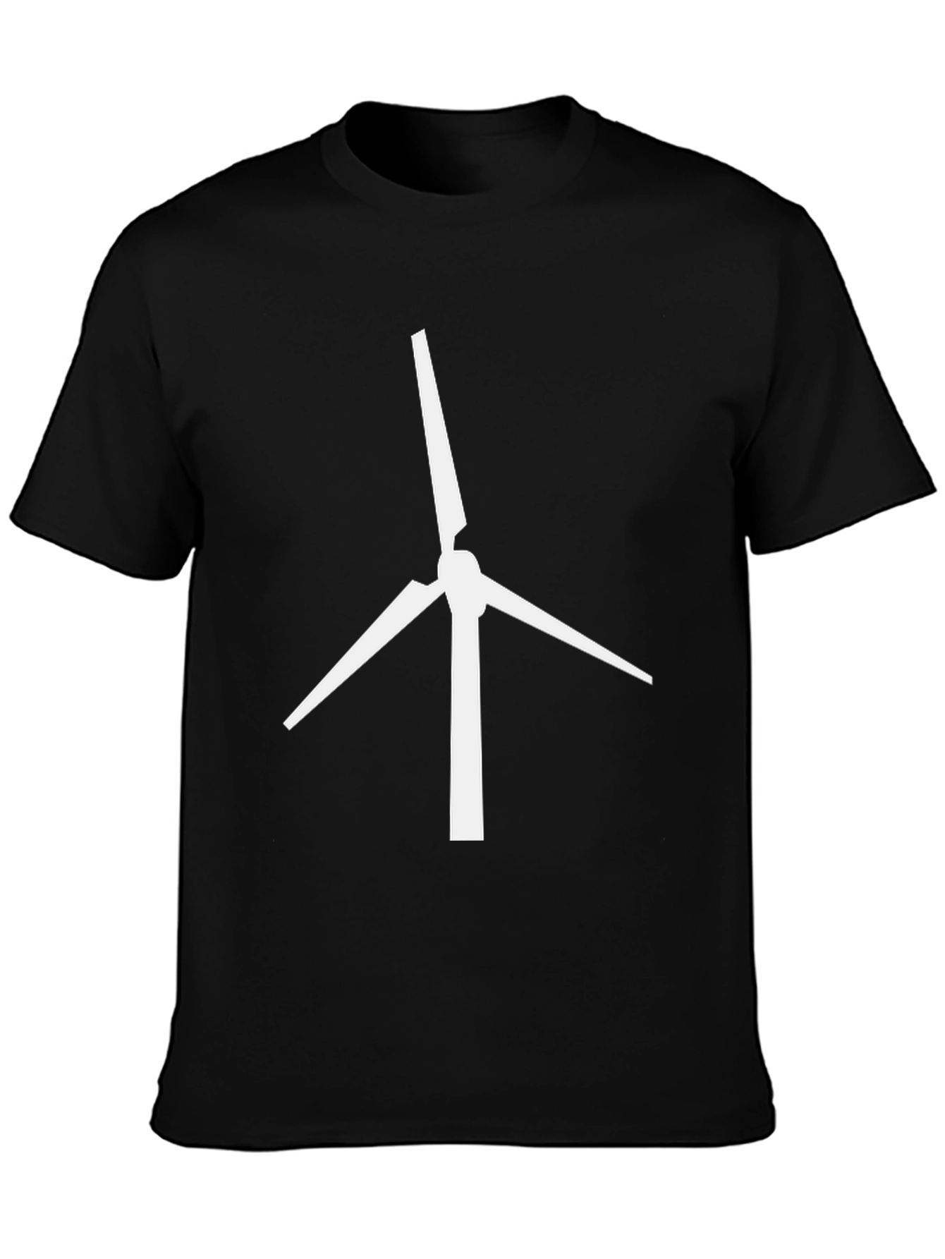 Wind Turbine Graphic T-Shirt - Eco Friendly Fashion