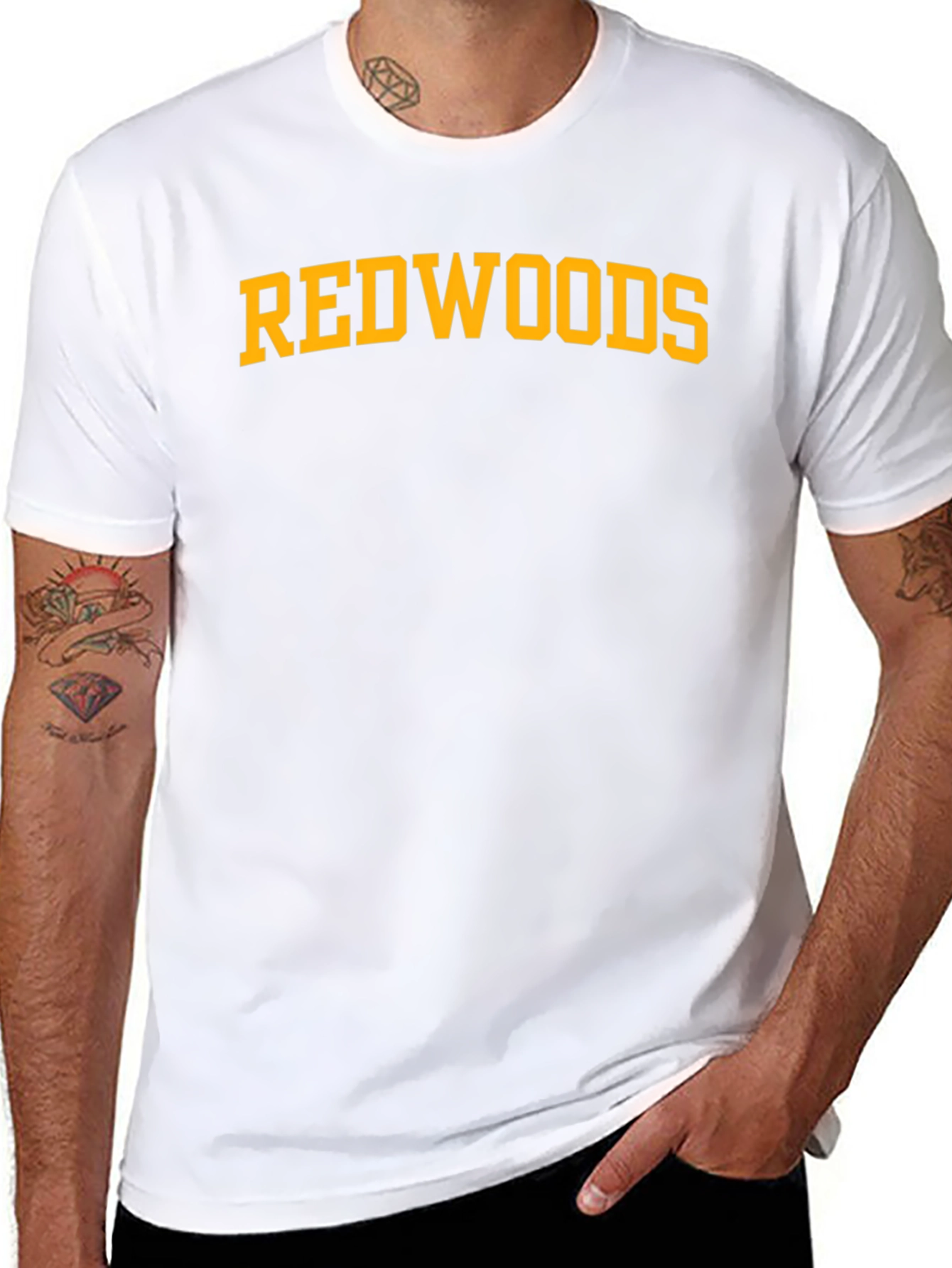 Redwoods Graphic Tee - Classic Black T-Shirt
