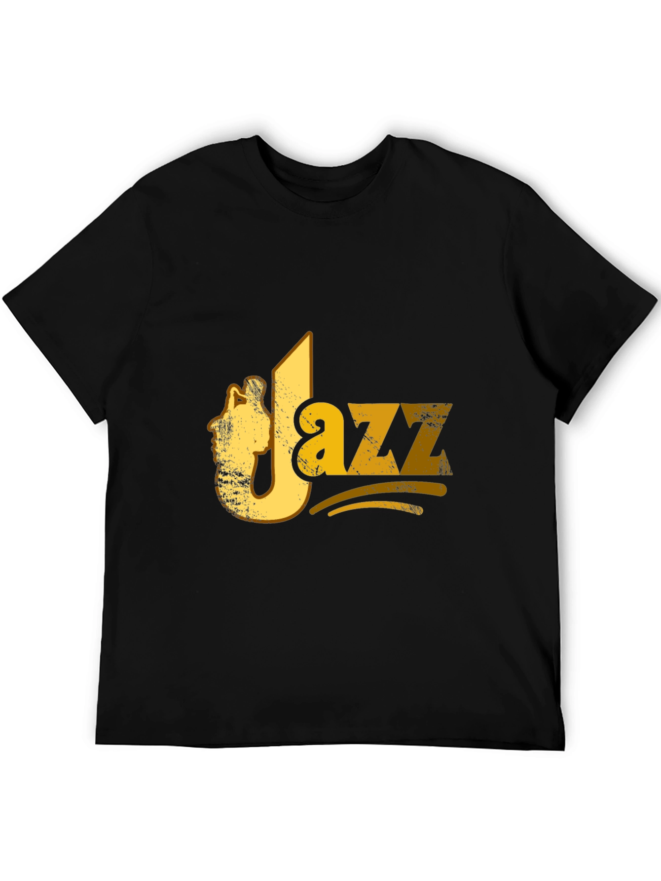 JAZZ Graphic Print Black T-shirt
