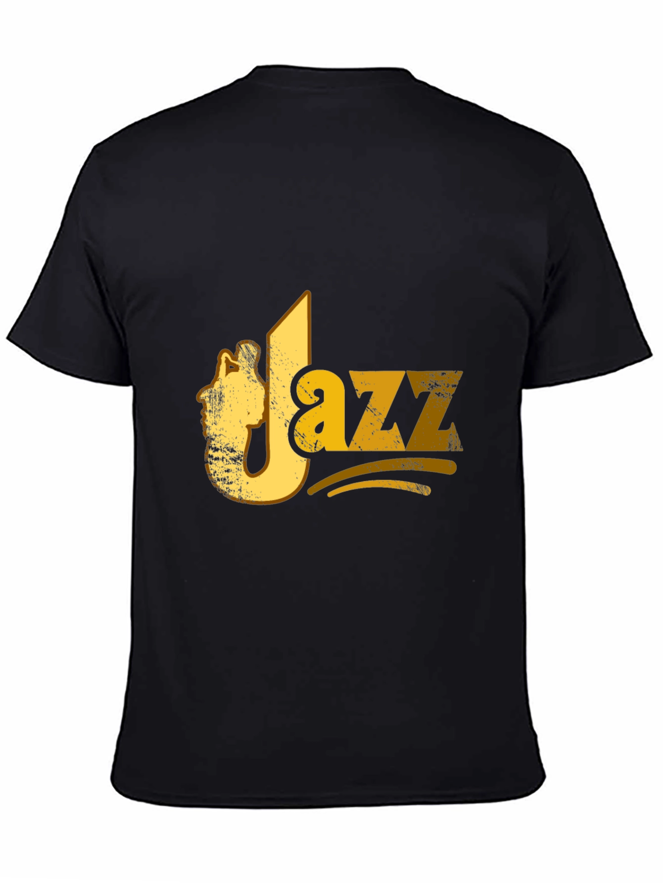 JAZZ Graphic Print Black T-shirt