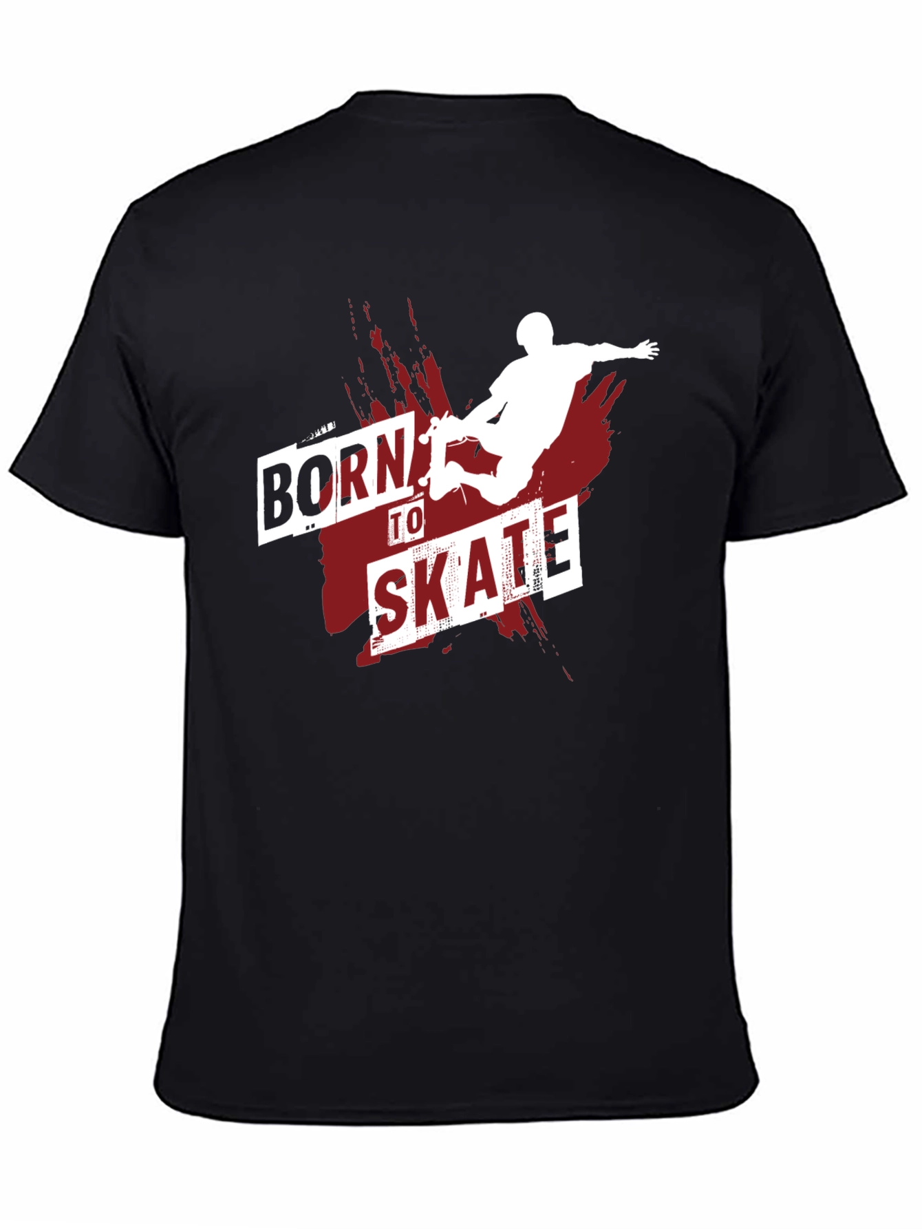 Born to Skate Graphic T-Shirt - Black