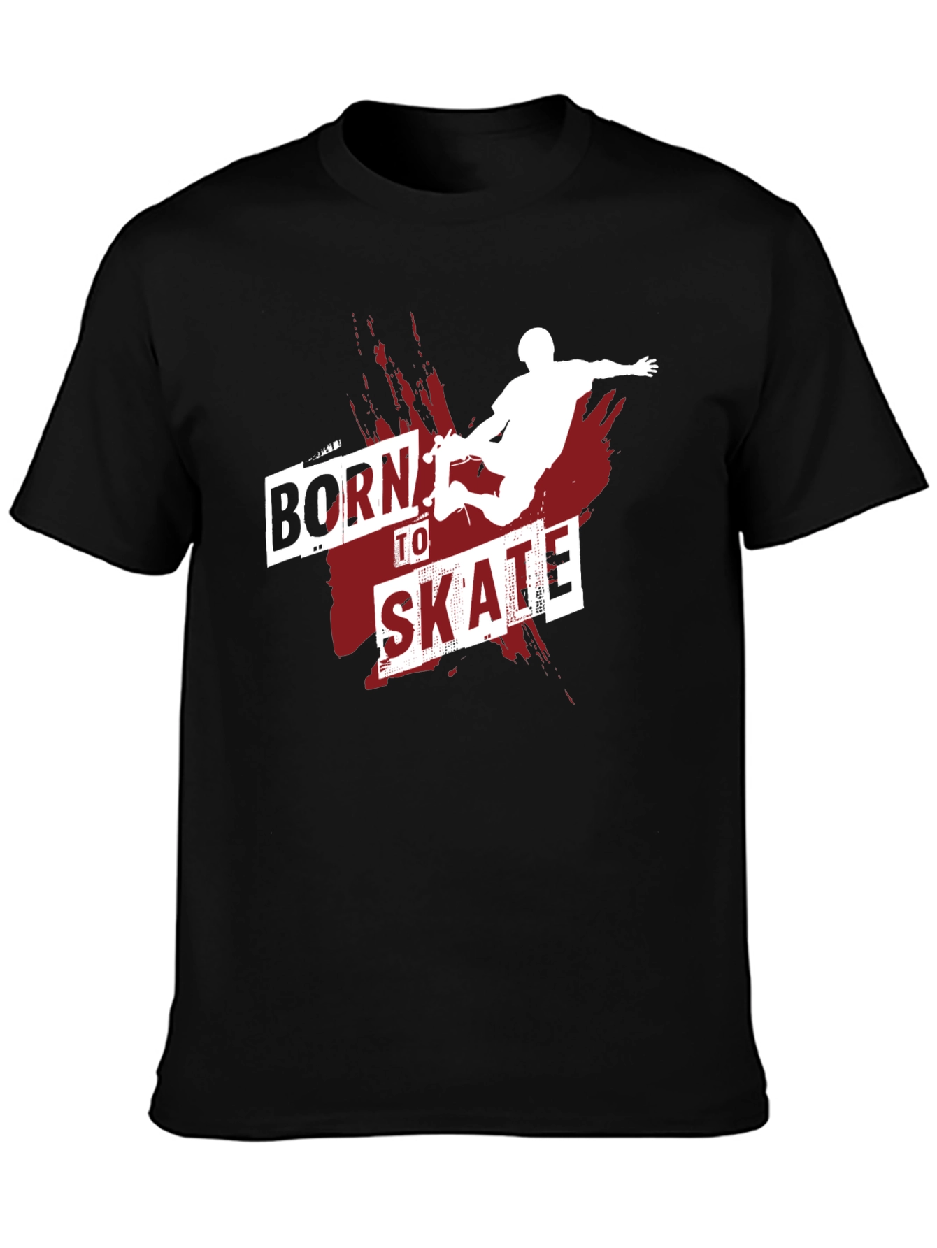 Born to Skate Graphic T-Shirt - Black