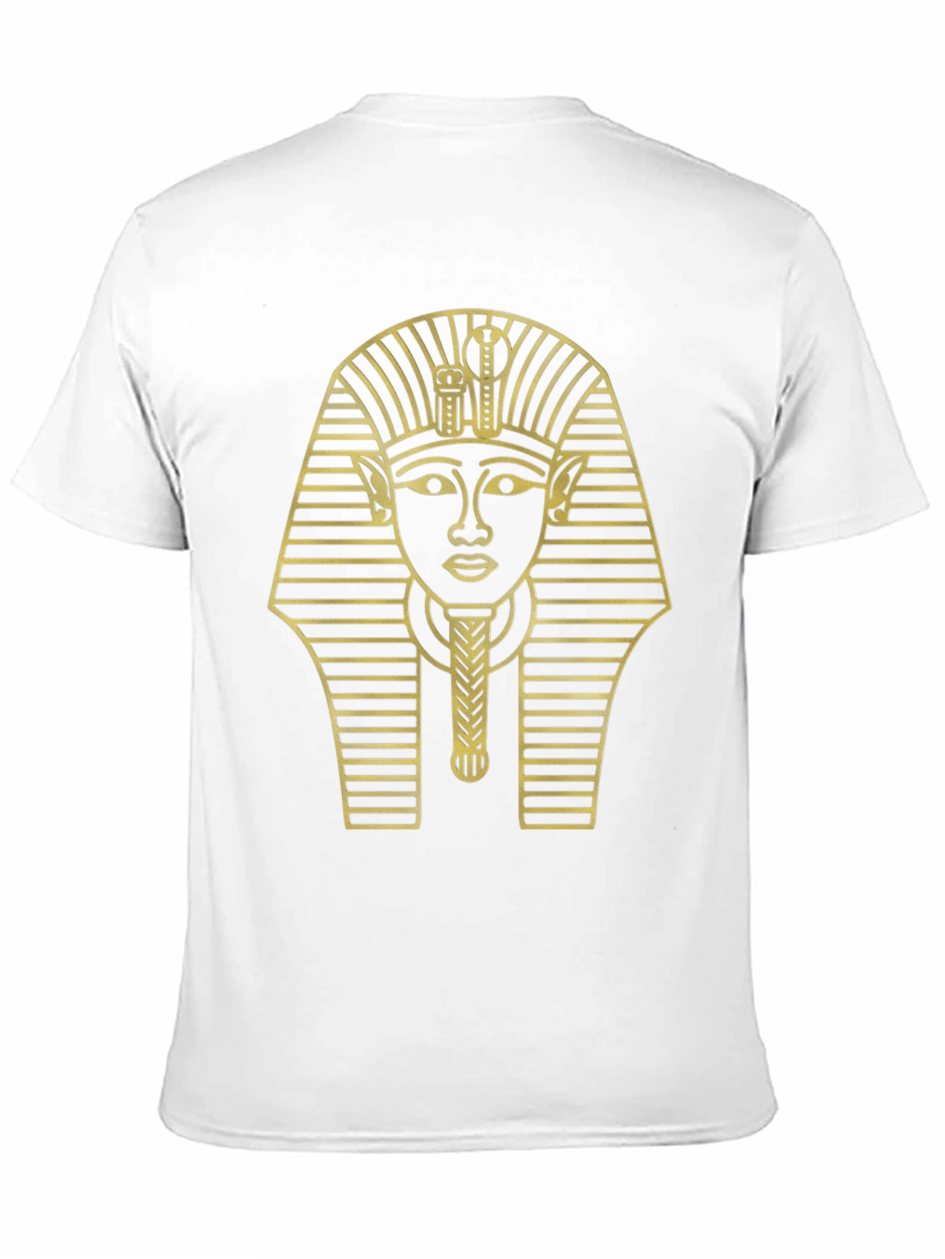 Egyptian Pharaoh Graphic Tee - Black Cotton T-Shirt