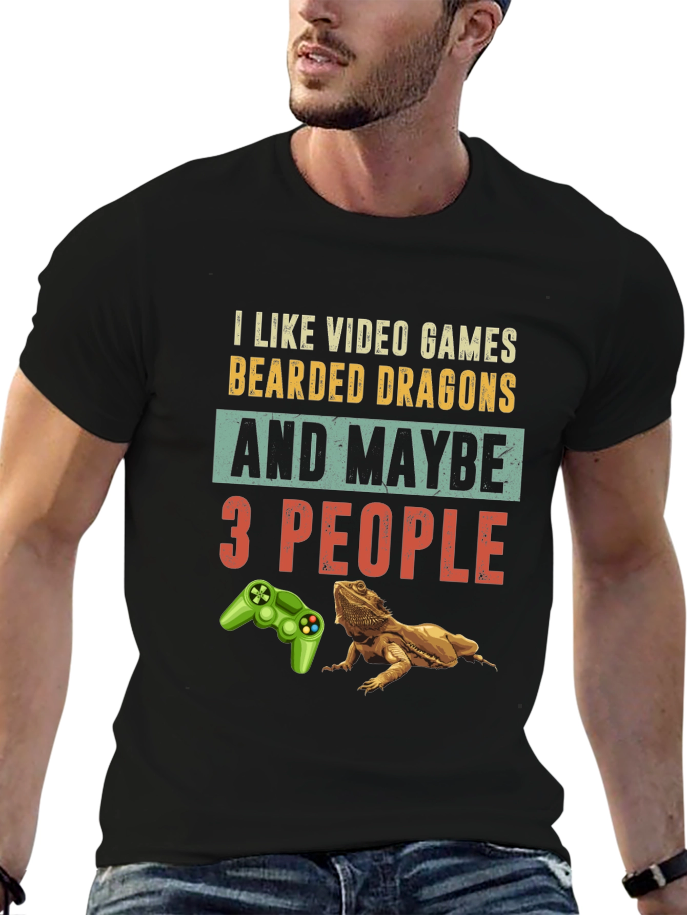 Video Games & Bearded Dragons T-Shirt