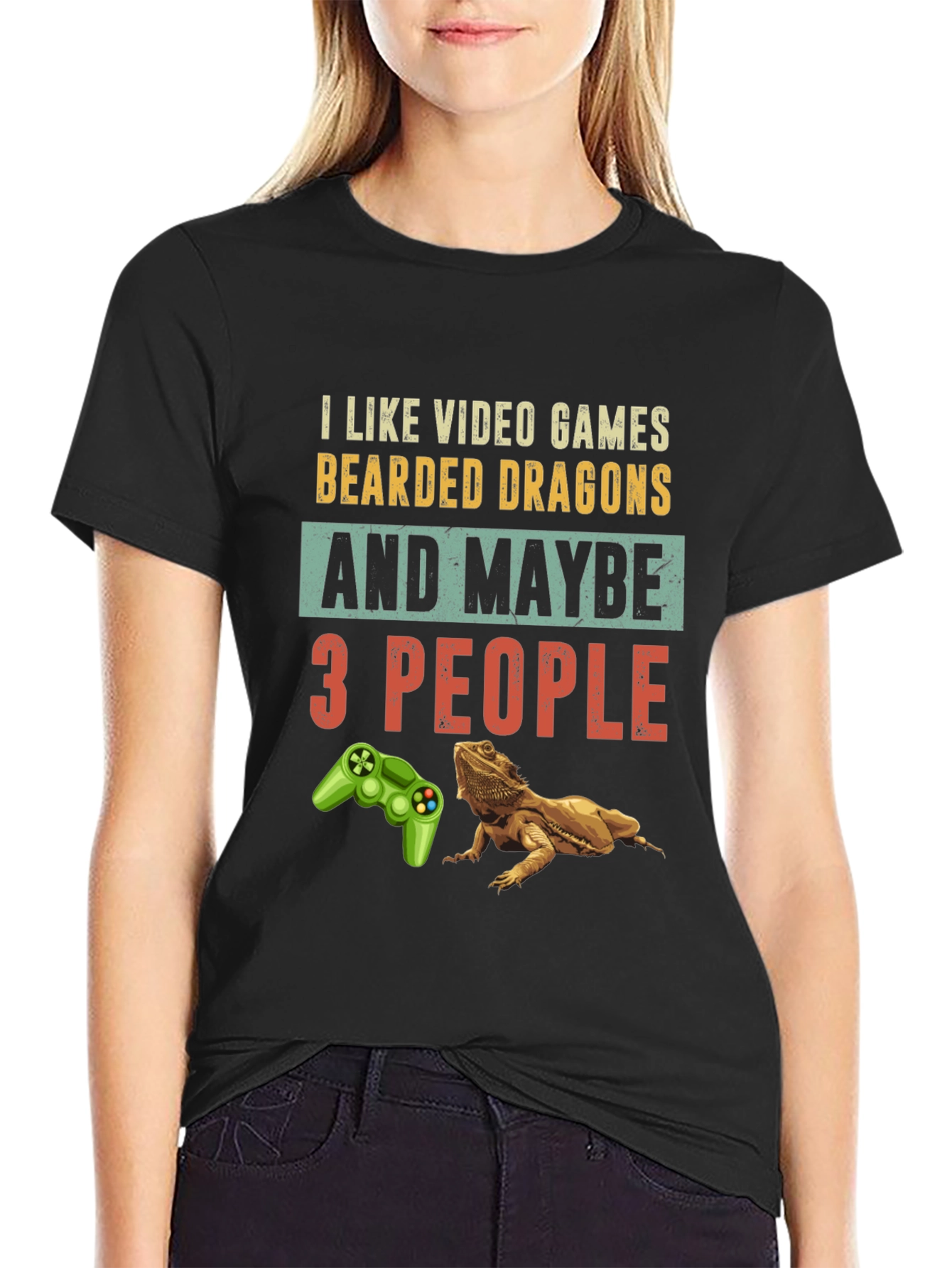 Video Games & Bearded Dragons T-Shirt