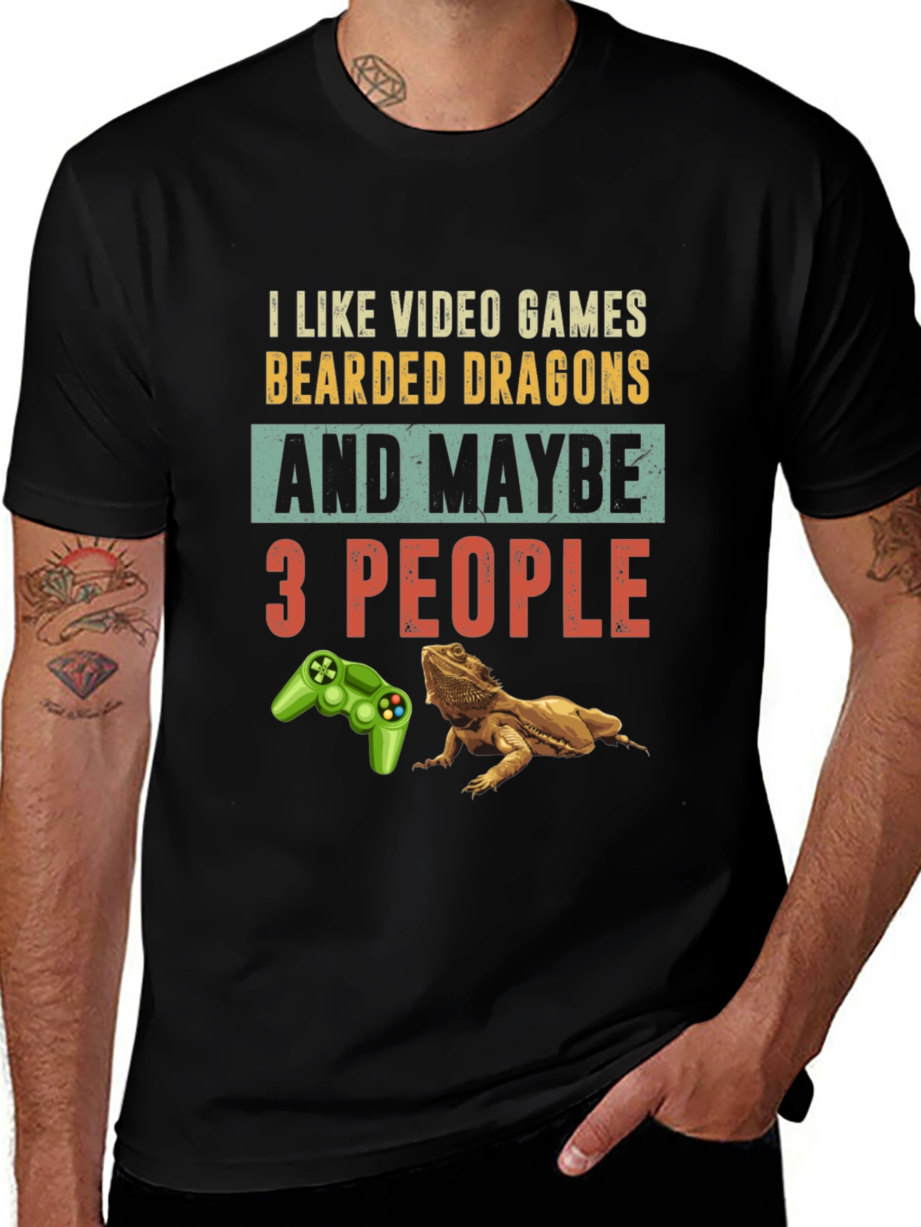 Video Games & Bearded Dragons T-Shirt