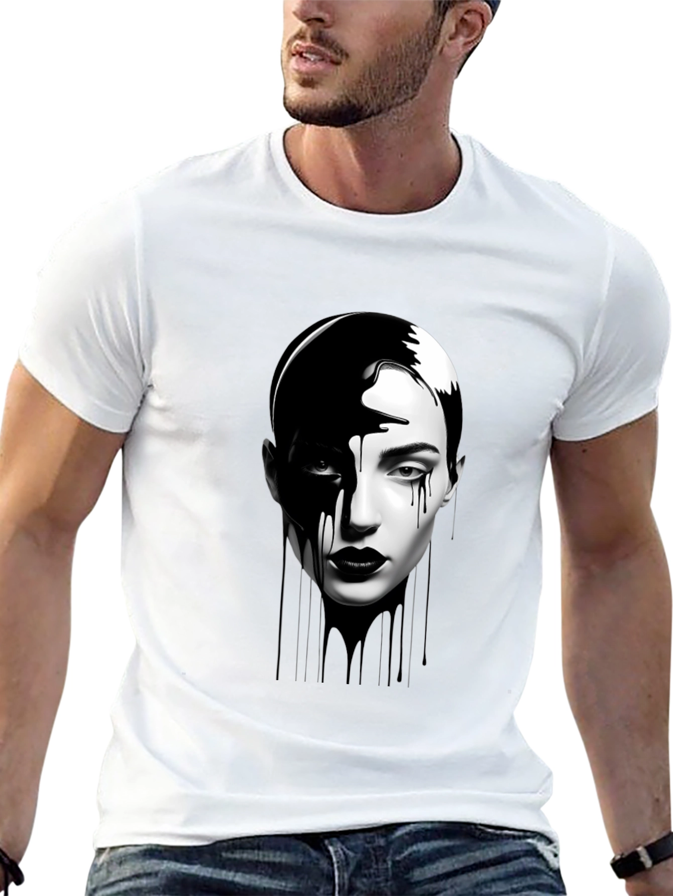 Monochrome Woman Graphic Tee