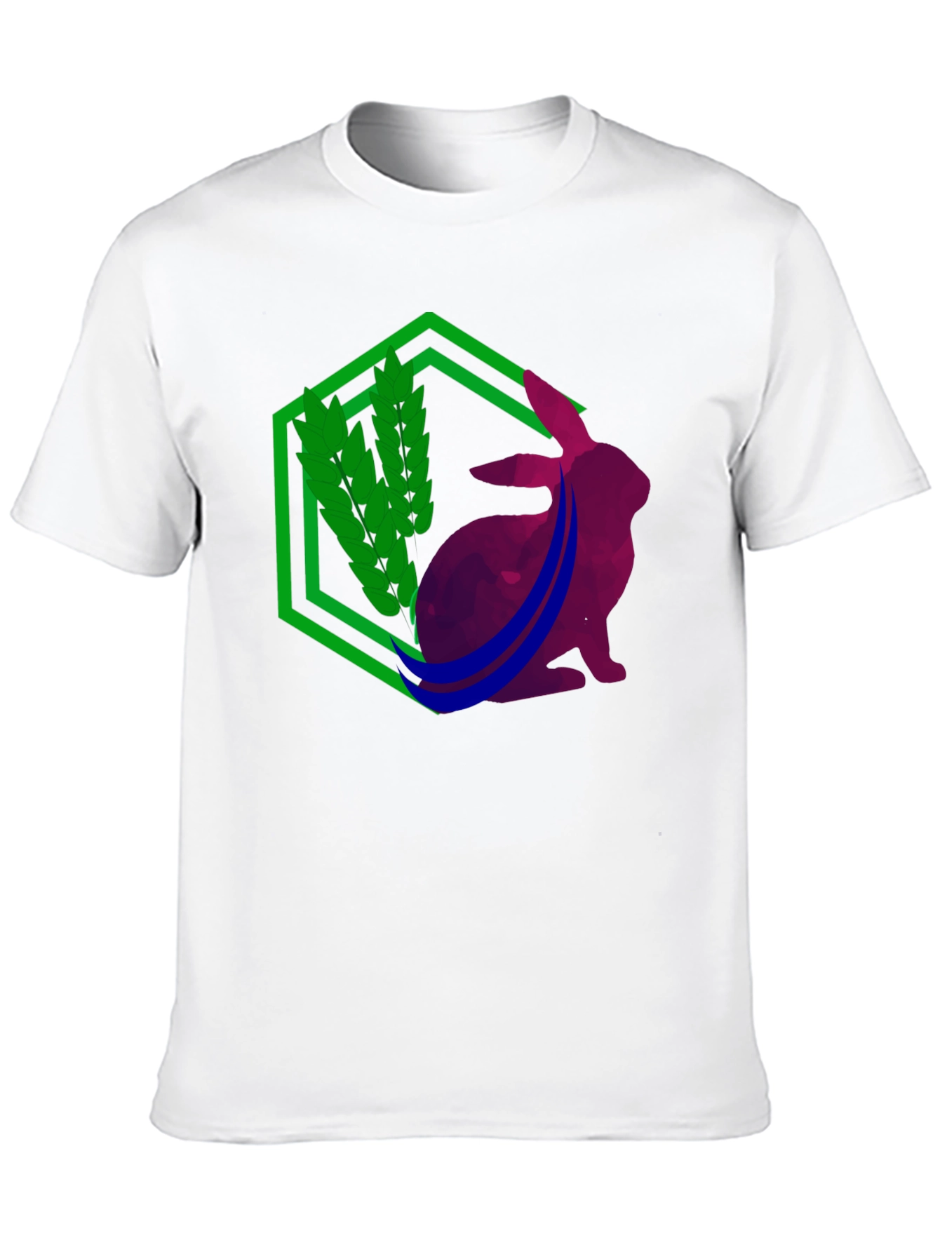 Hexagon Rabbit Graphic Tee