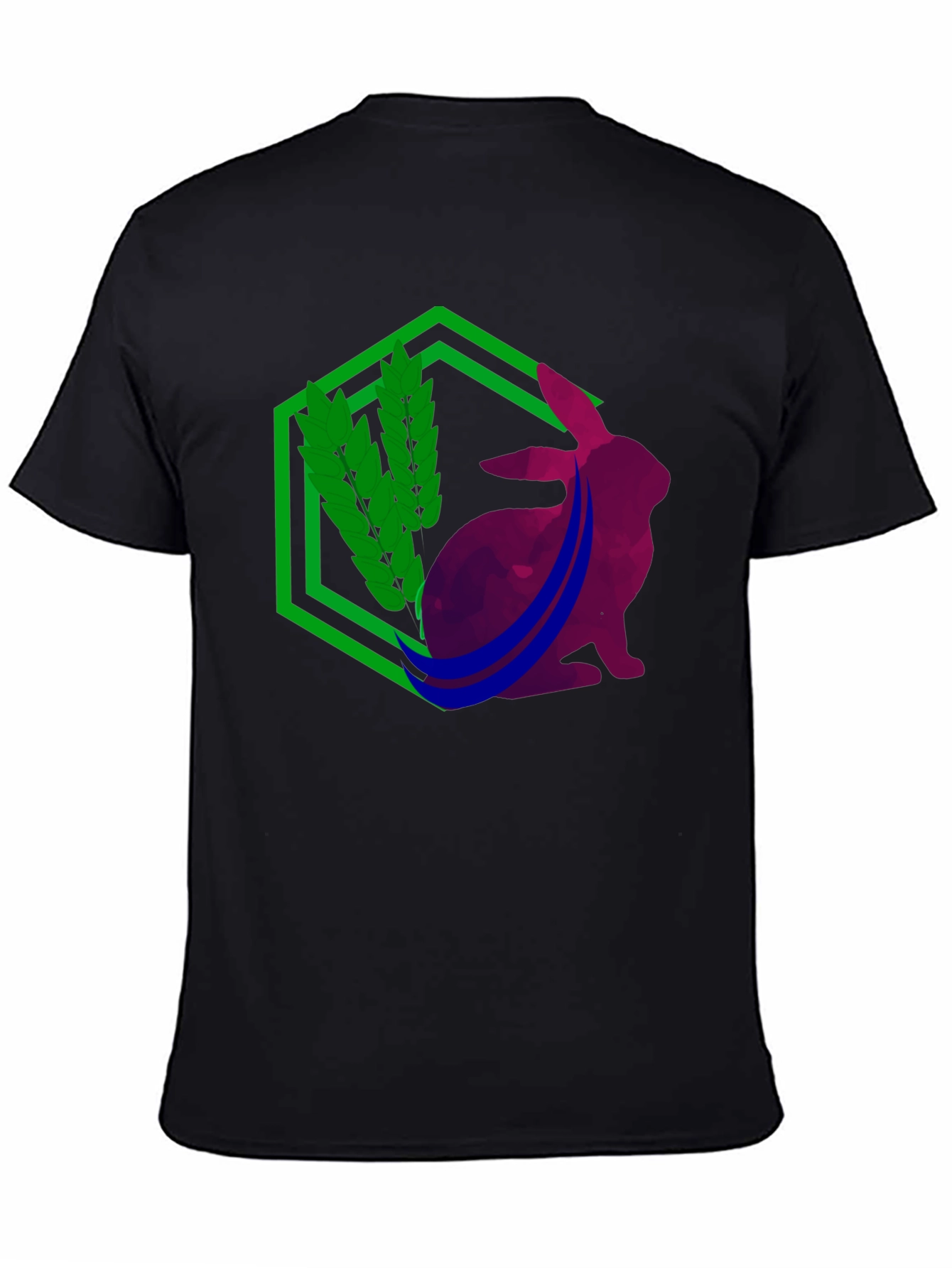 Hexagon Rabbit Graphic Tee