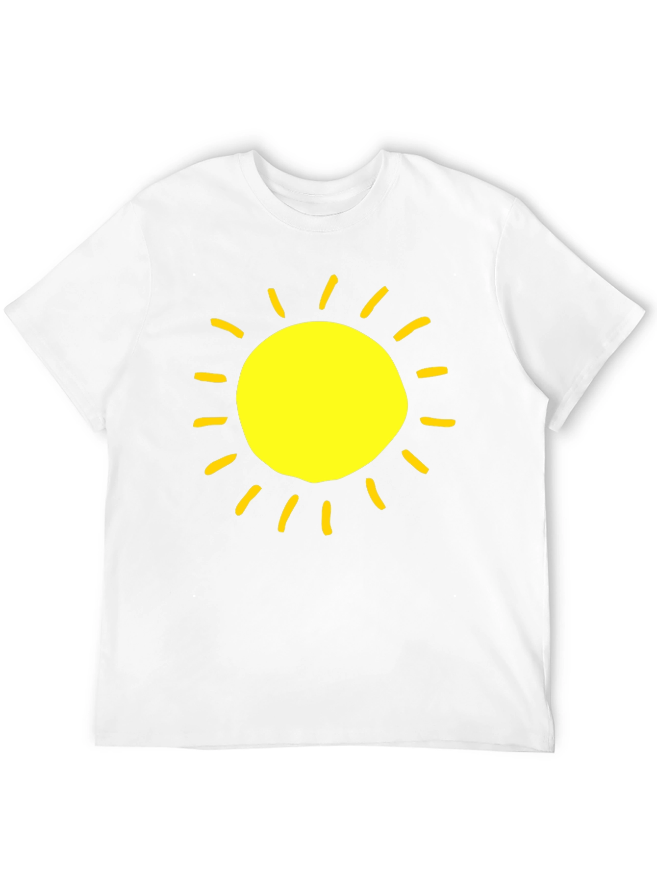 Bright Sun Graphic T-Shirt - Casual Black Tee