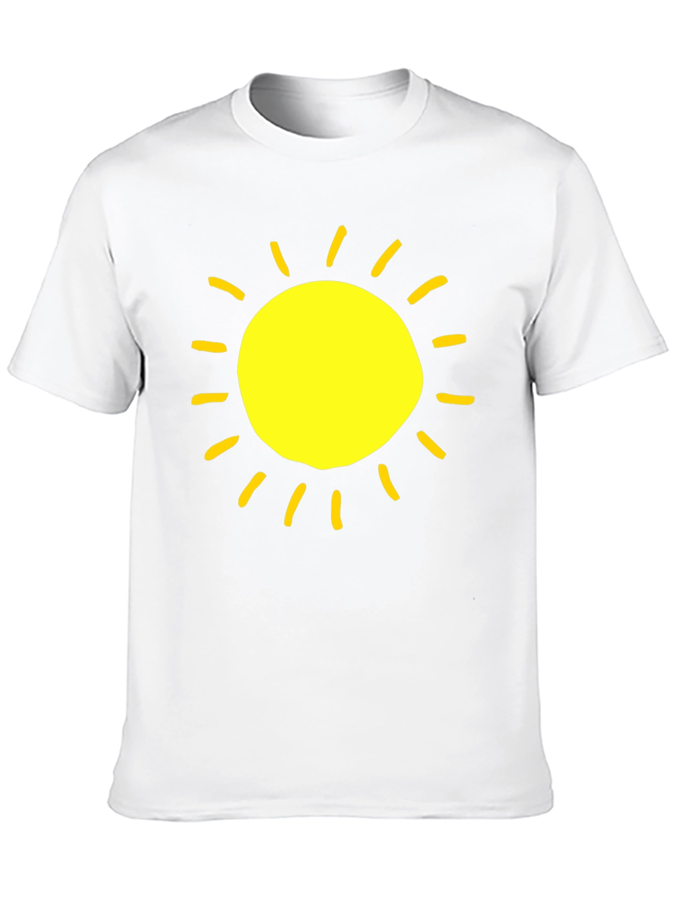 Bright Sun Graphic T-Shirt - Casual Black Tee