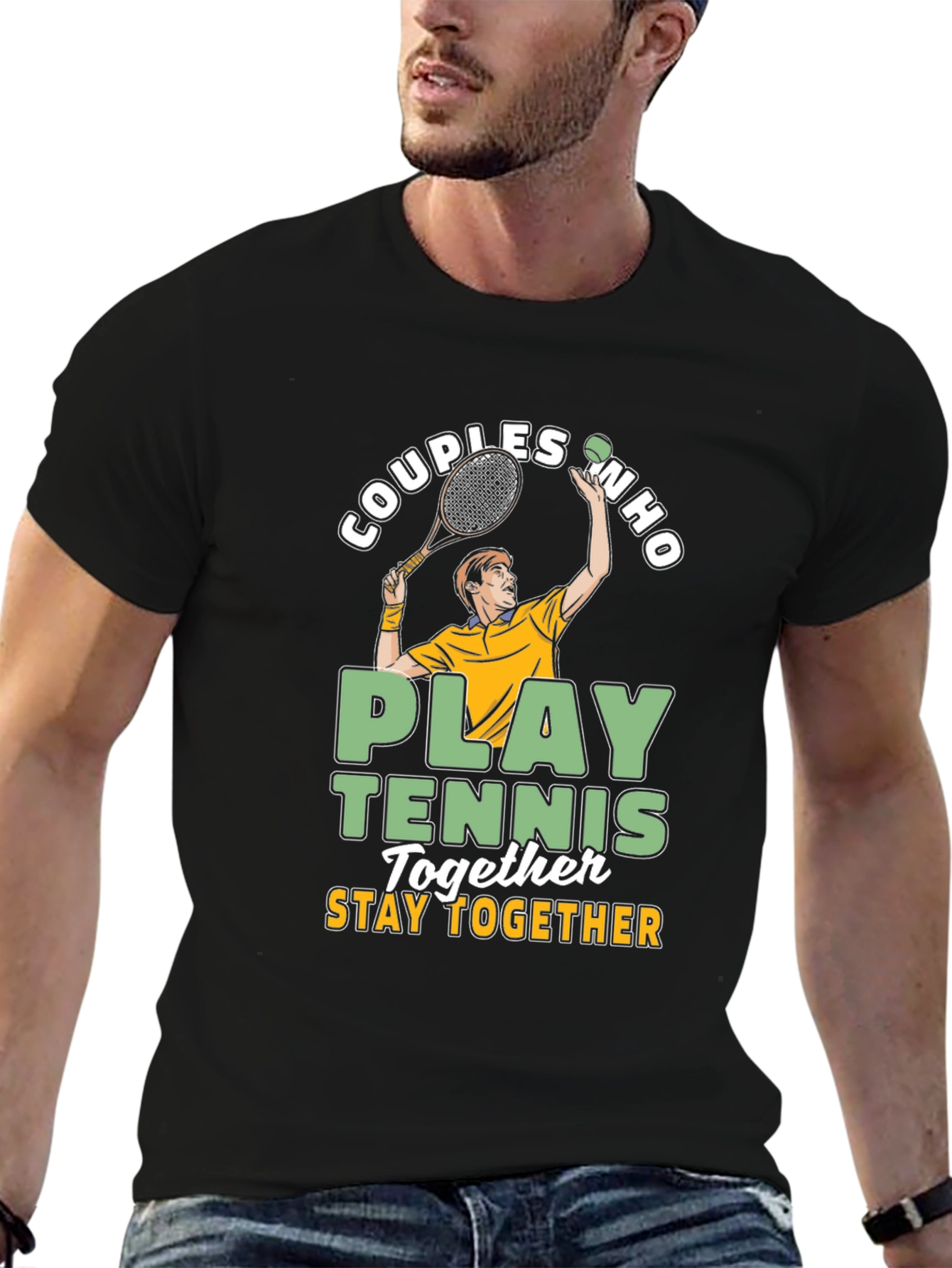 Couples Who Play Tennis Together T-Shirt