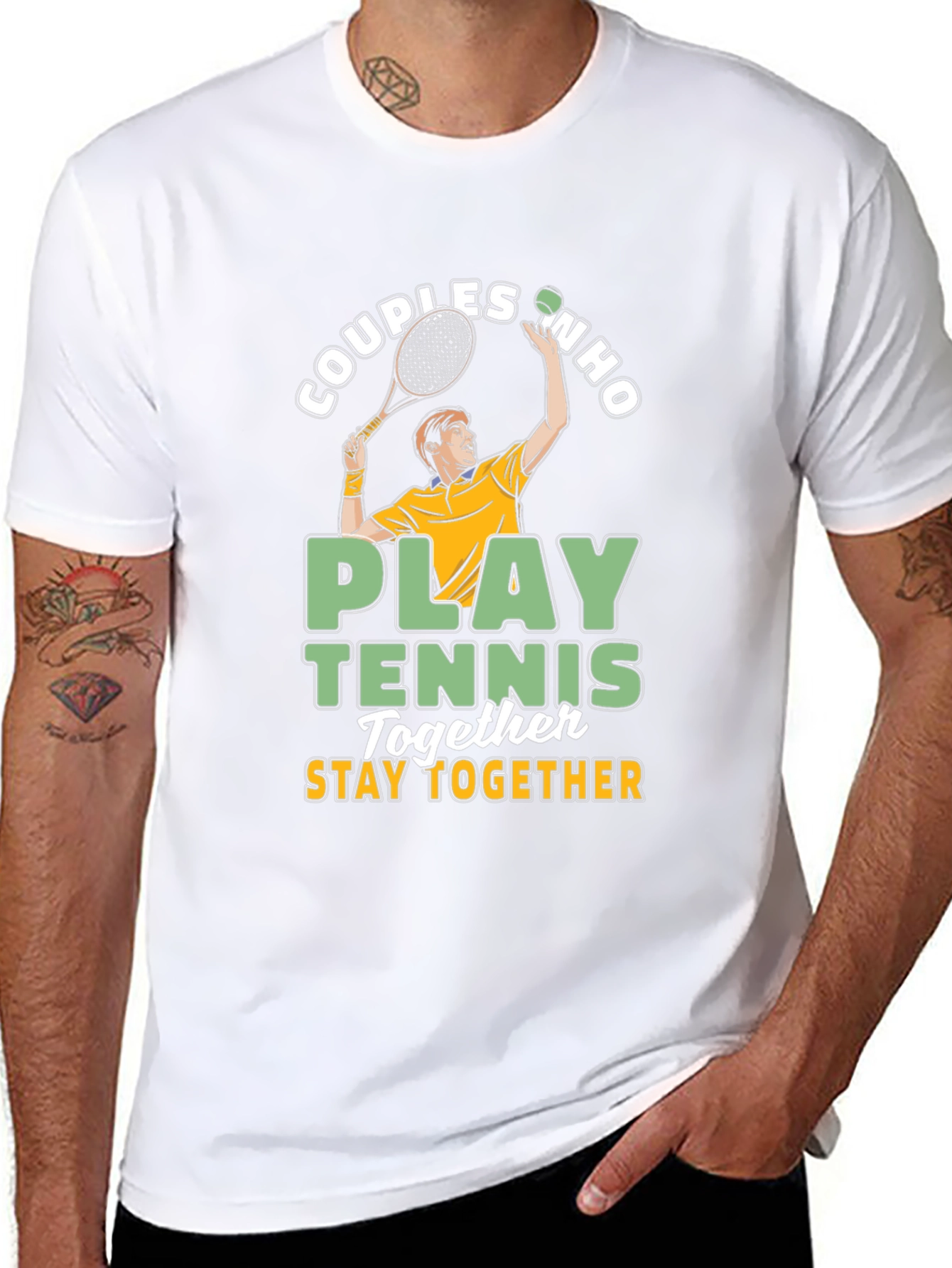 Couples Who Play Tennis Together T-Shirt