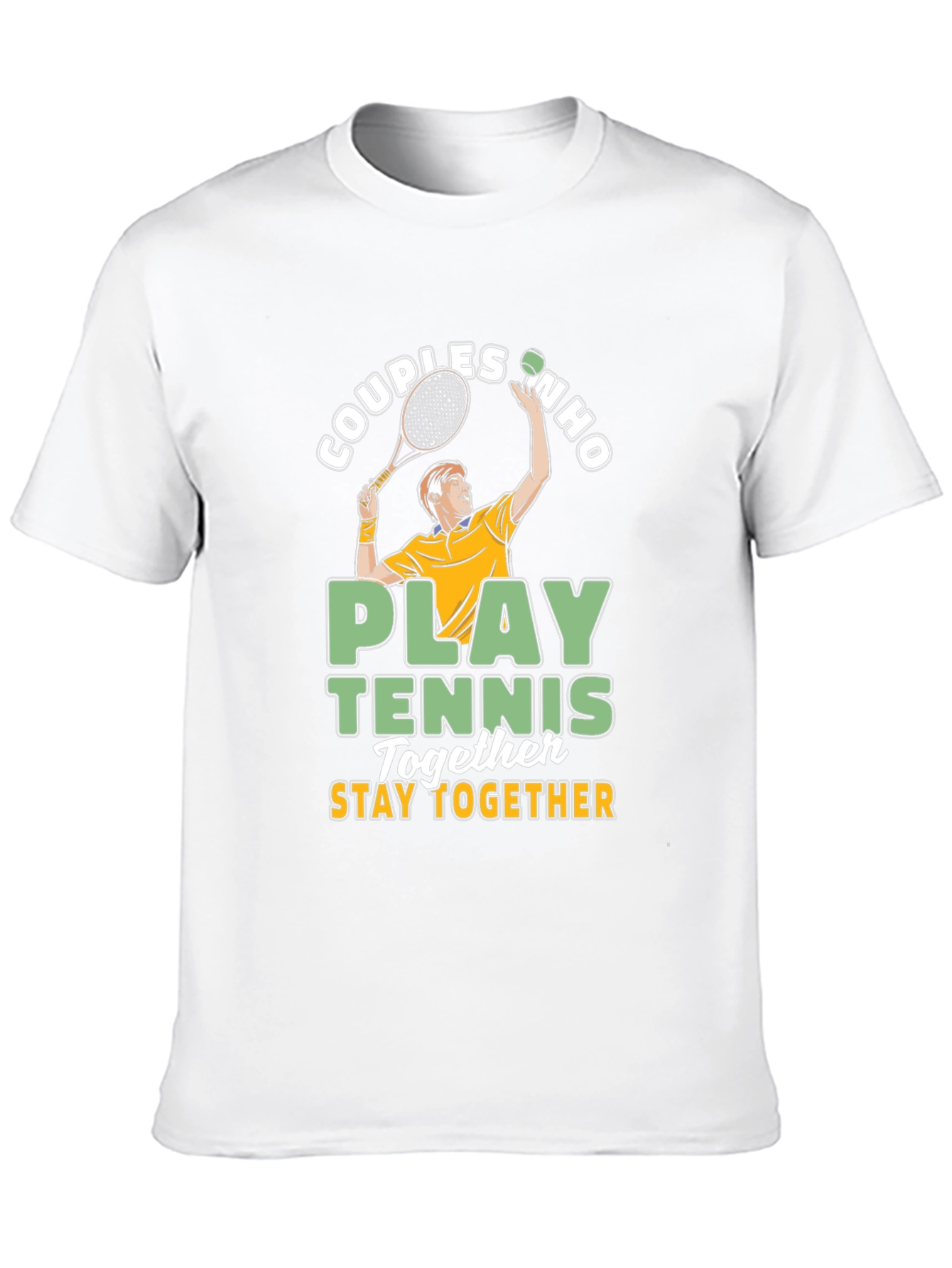 Couples Who Play Tennis Together T-Shirt