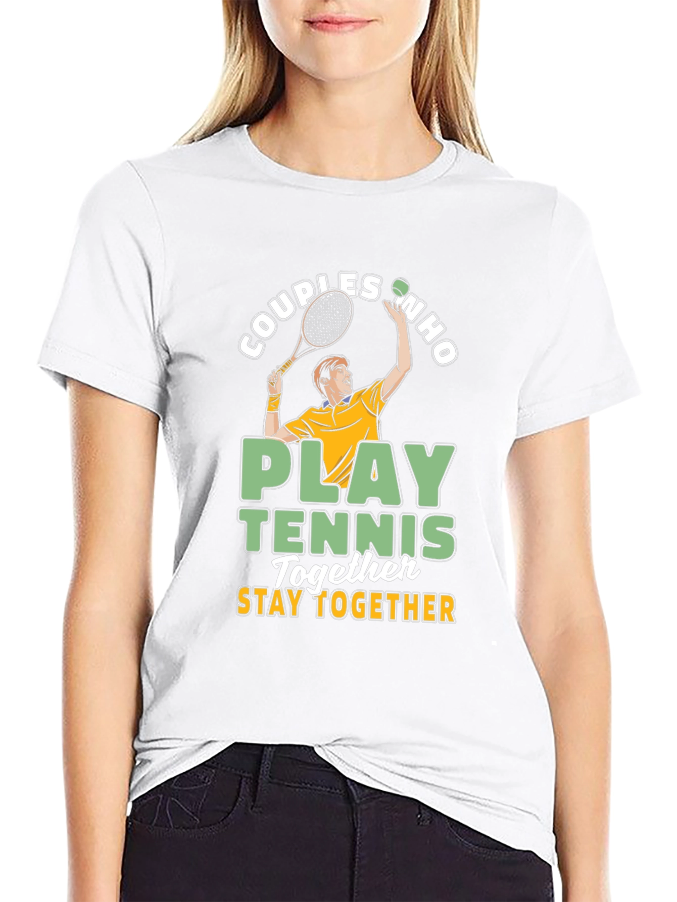 Couples Who Play Tennis Together T-Shirt