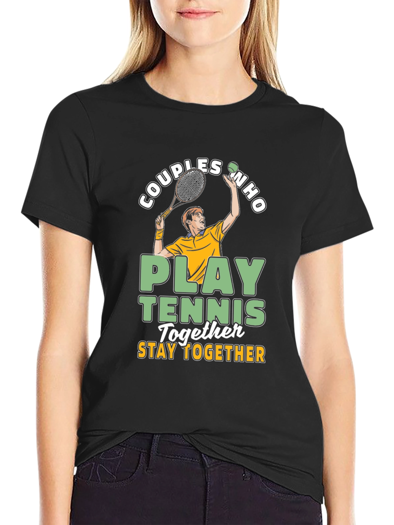 Couples Who Play Tennis Together T-Shirt