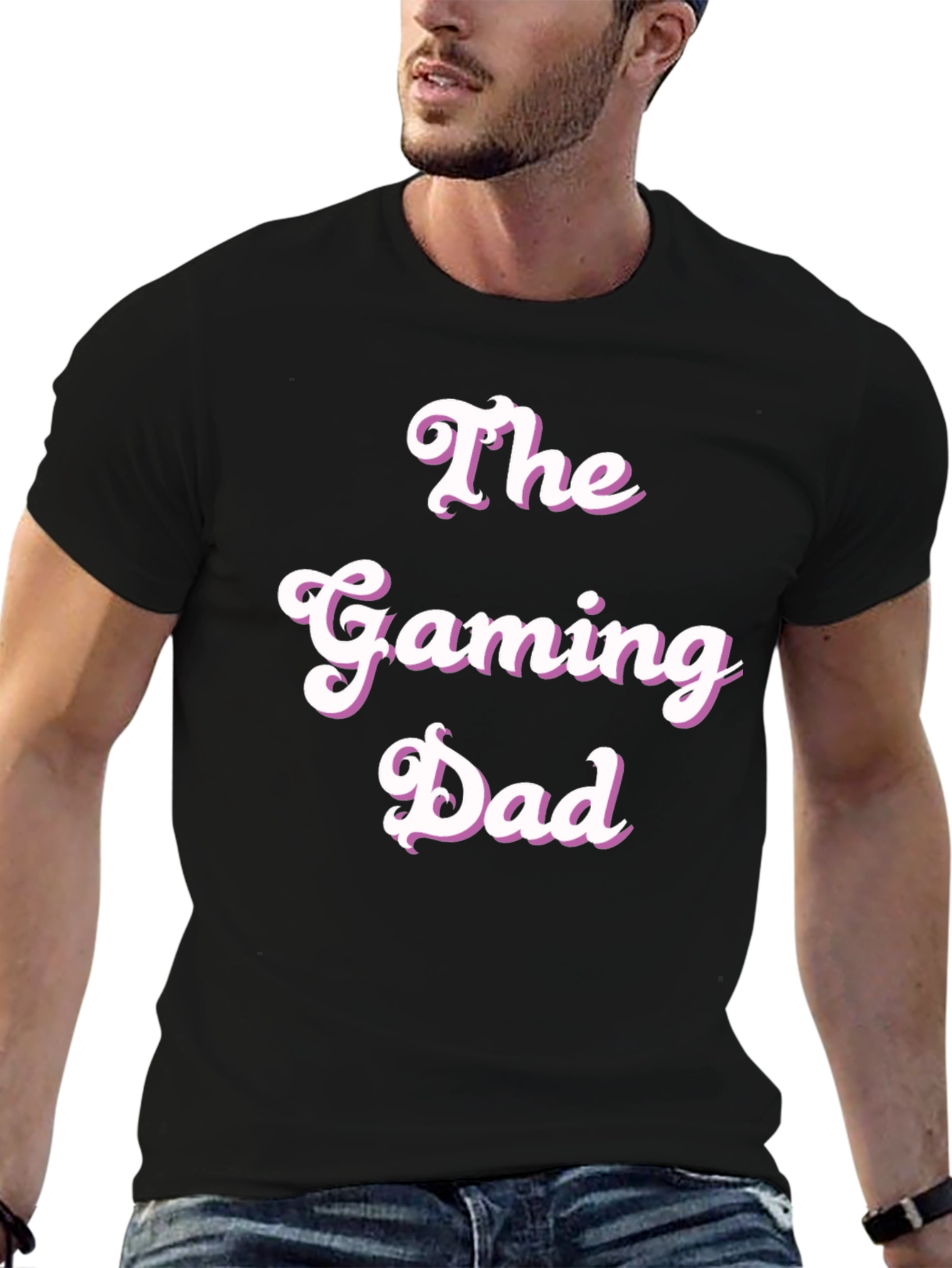 The Gaming Dad T-Shirt - Black Graphic Tee