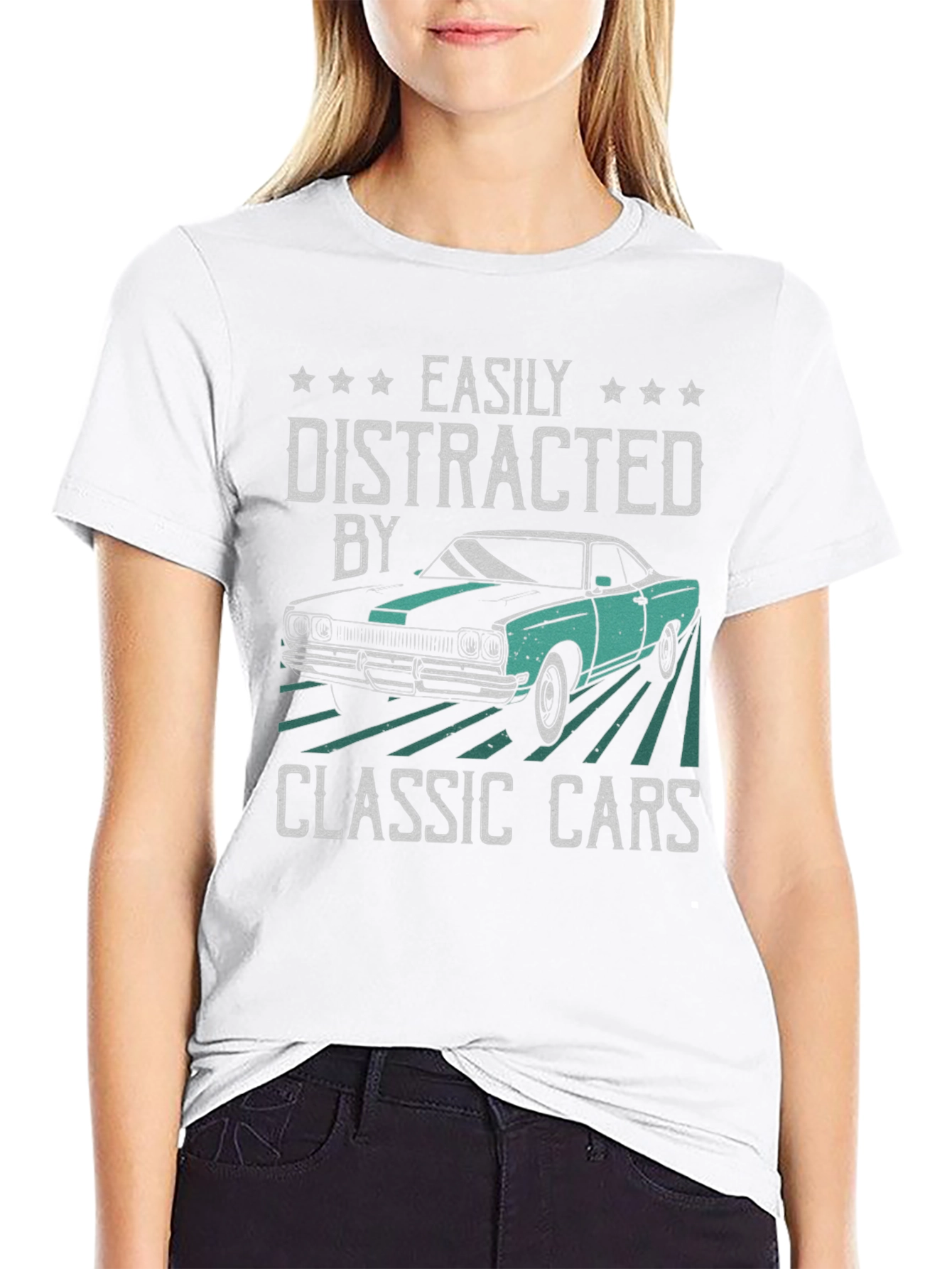 Easily Distracted By Classic Cars T-Shirt