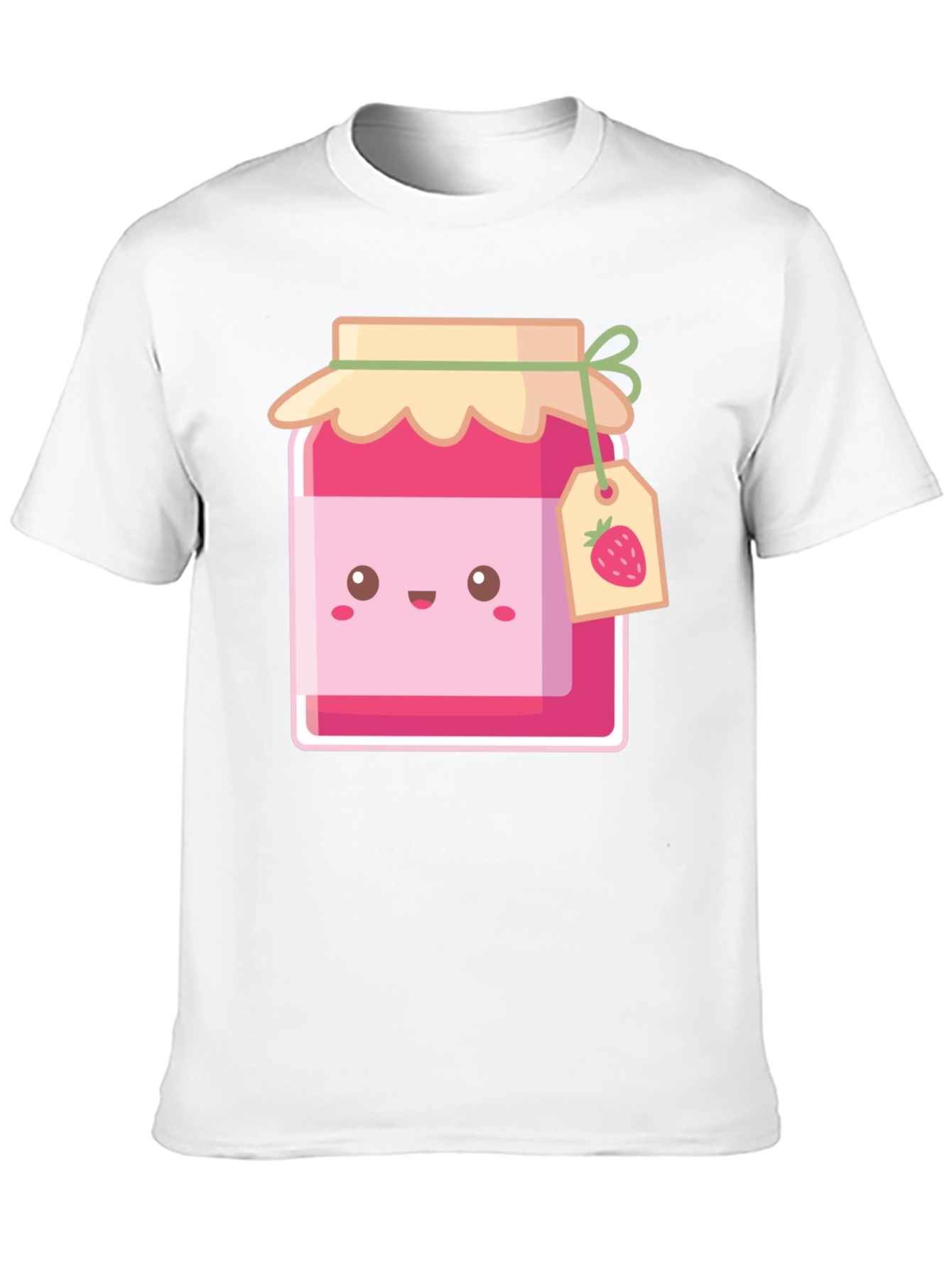 Cute Jam Jar Graphic T-Shirt - Black Cotton Tee