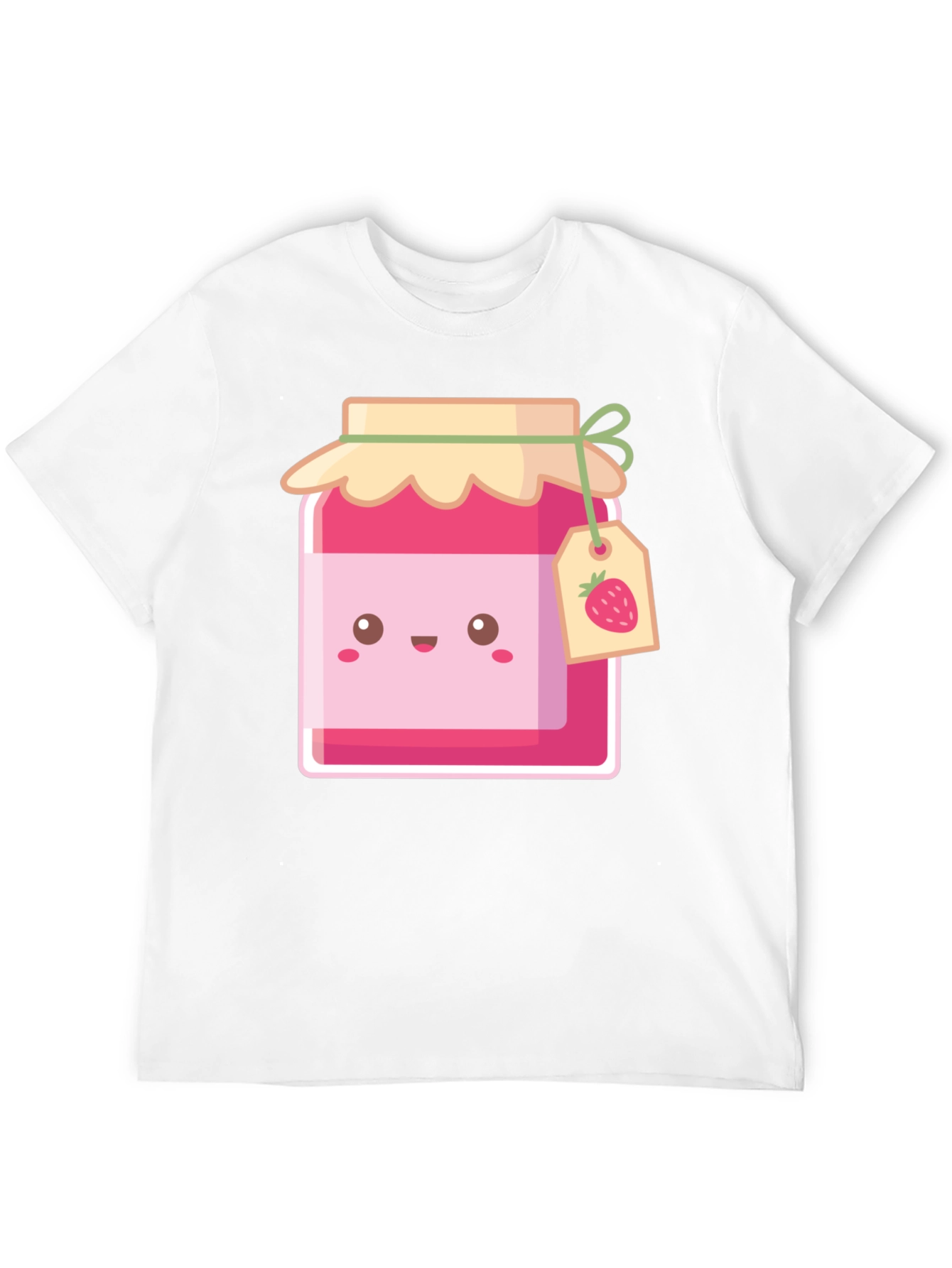 Cute Jam Jar Graphic T-Shirt - Black Cotton Tee
