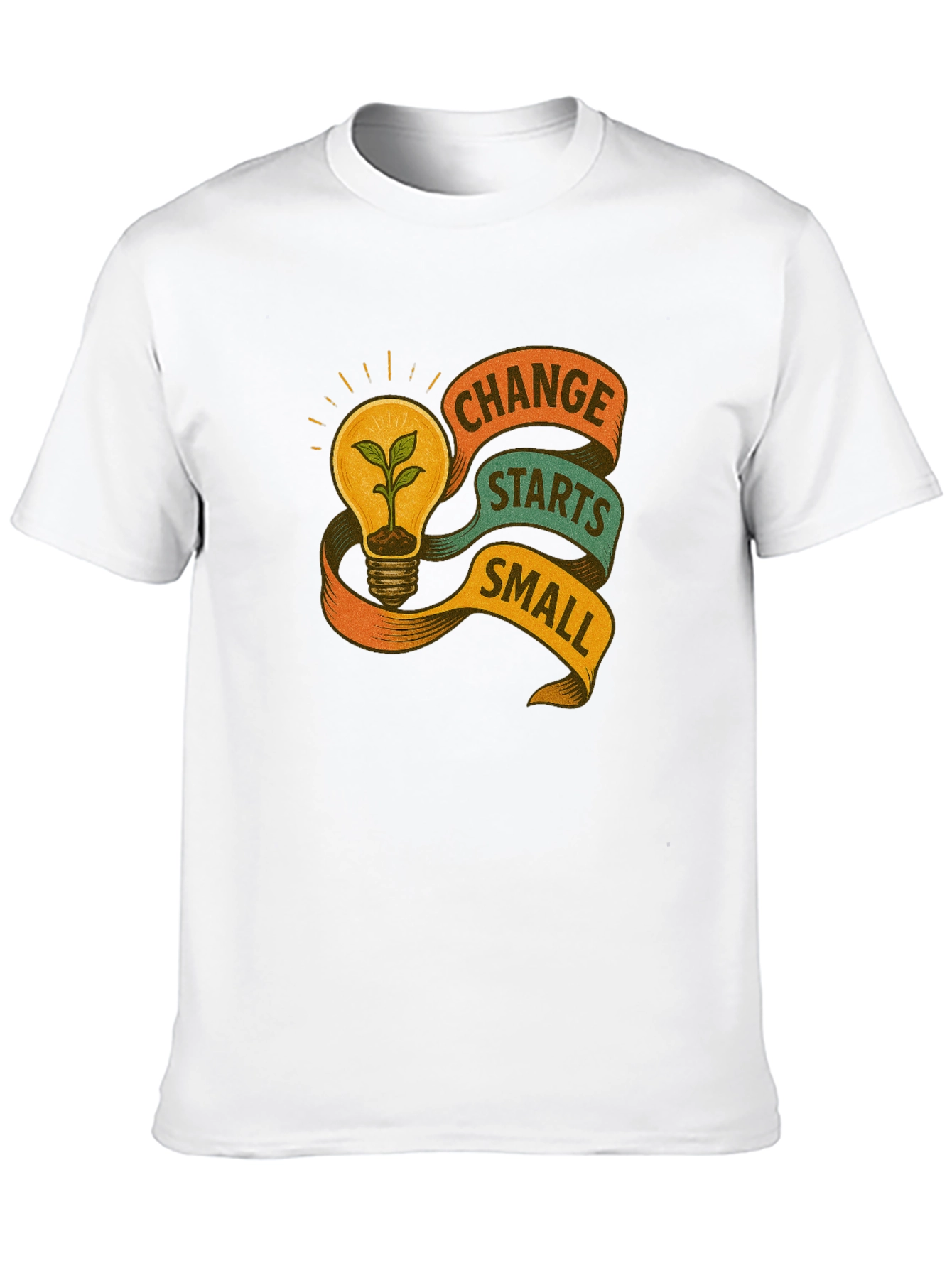 Eco-Friendly Change Starts Small Graphic Tee