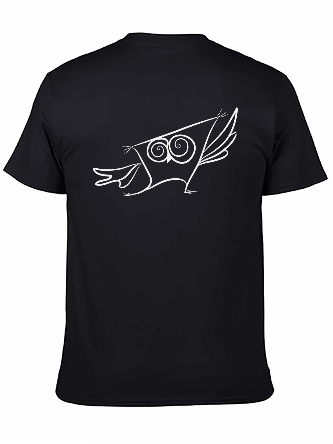 Stylish Owl Graphic T-Shirt