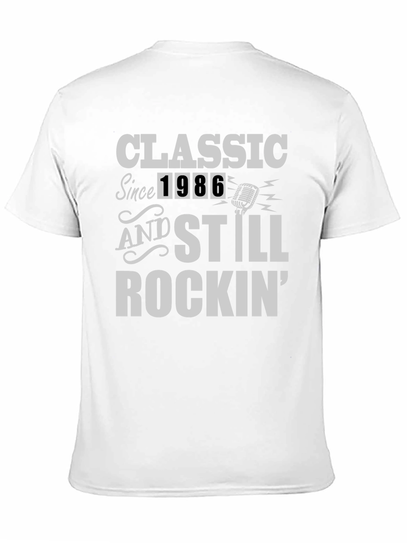 Classic Since 1986 Rock Graphic T-Shirt