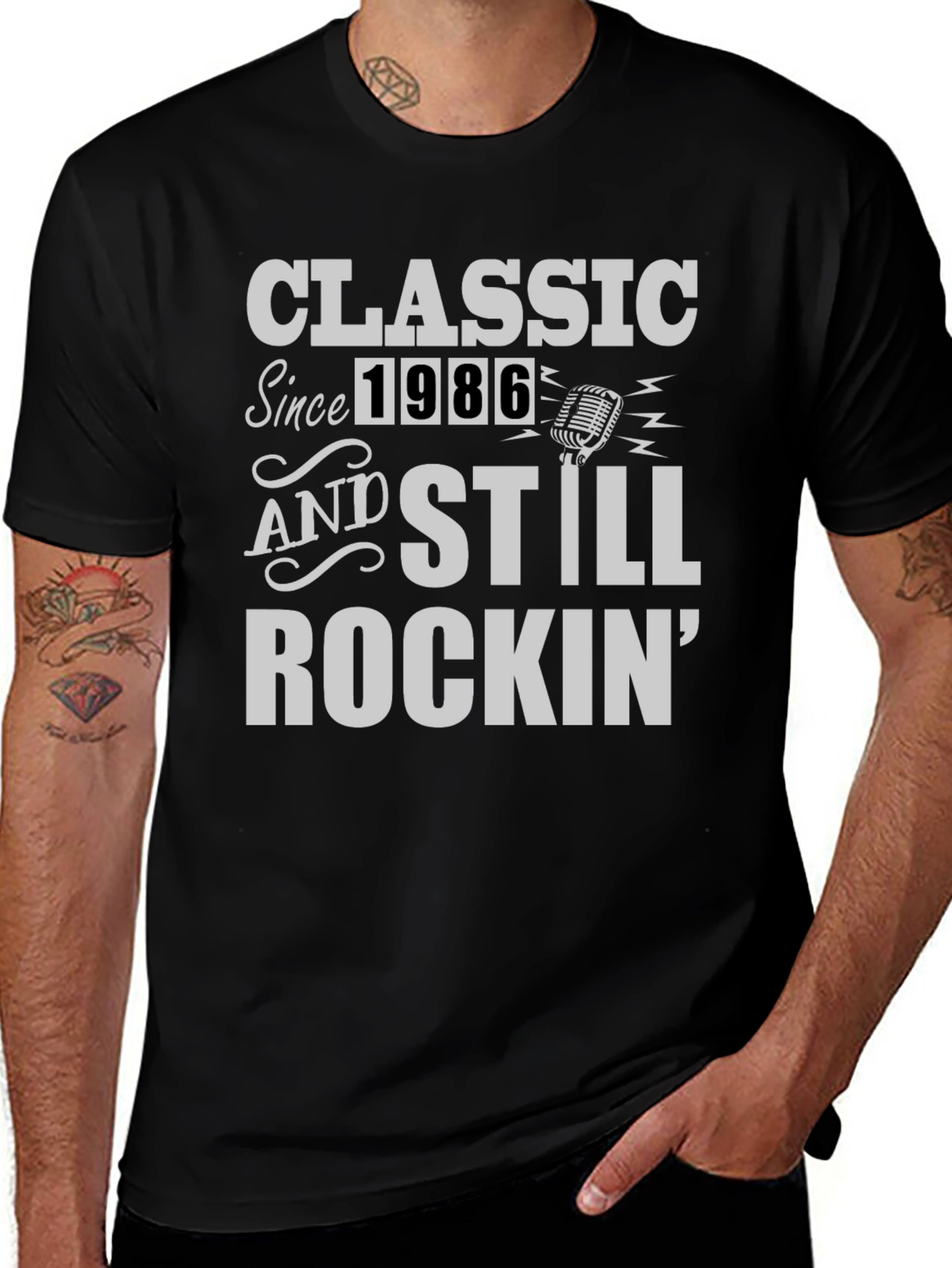 Classic Since 1986 Rock Graphic T-Shirt