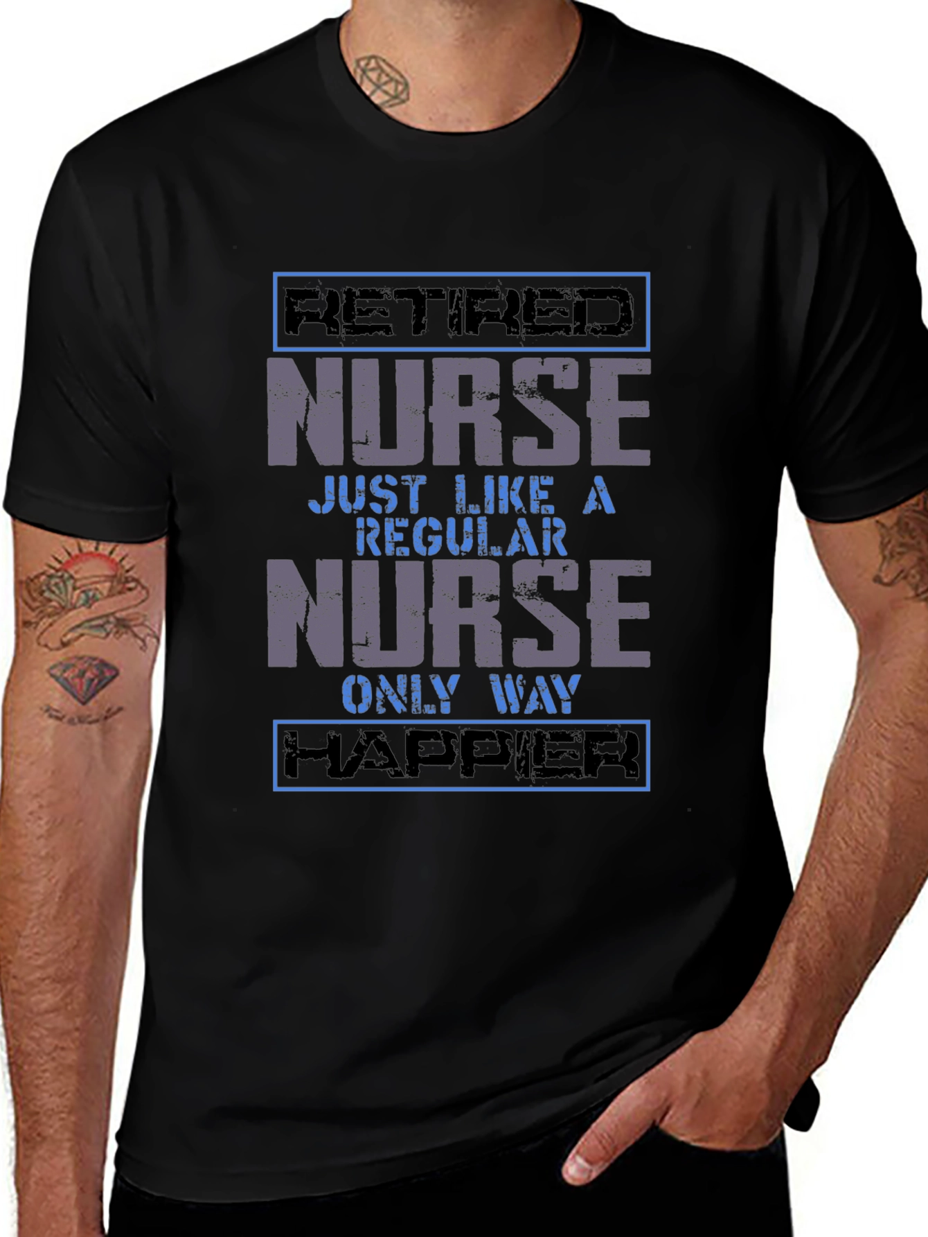 Retired Nurse T-Shirt - Happier Than Ever!