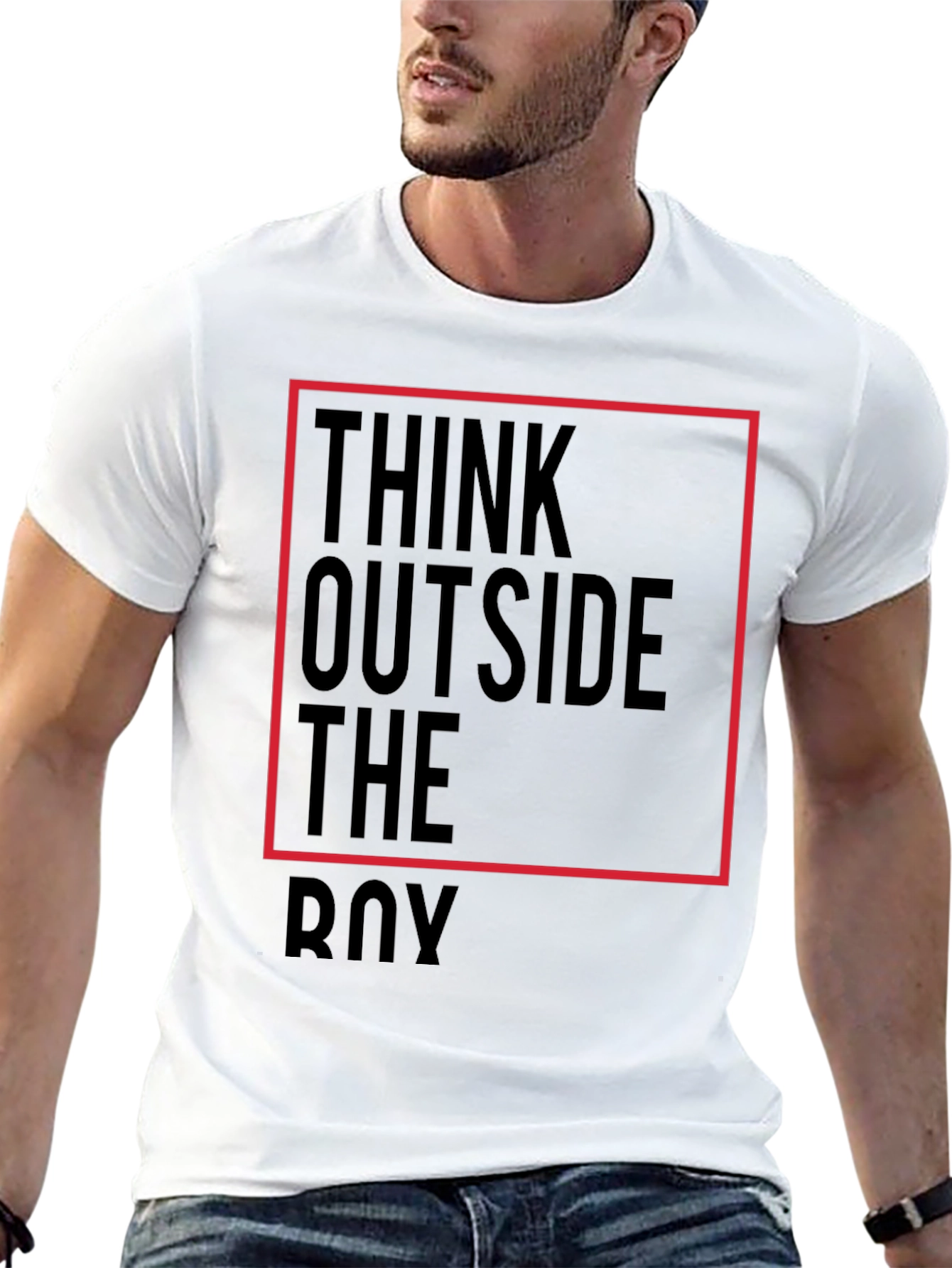 Think Outside The Box Graphic T-Shirt