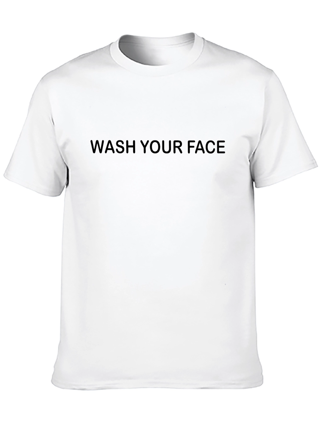Wash Your Face Black Tee