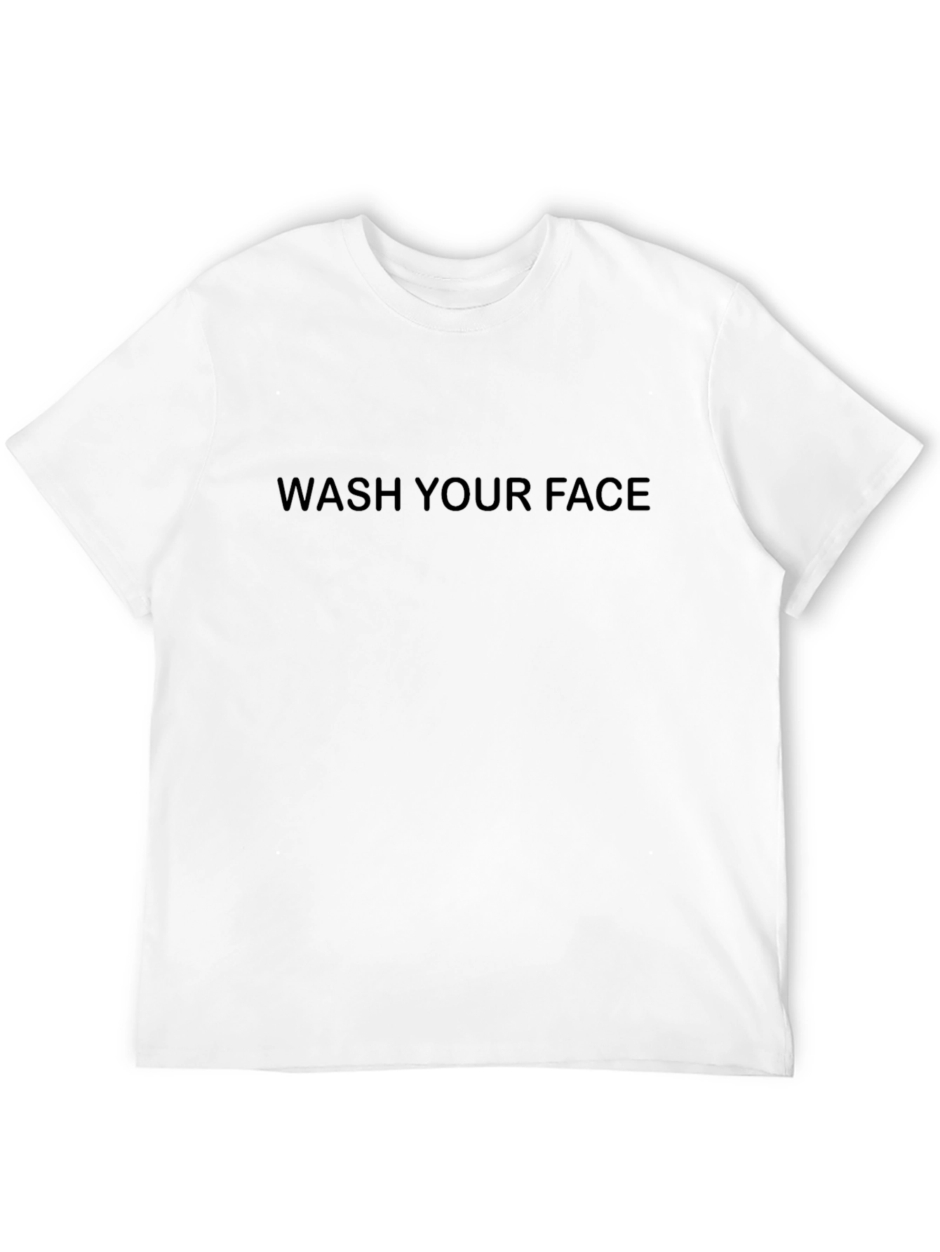Wash Your Face Black Tee