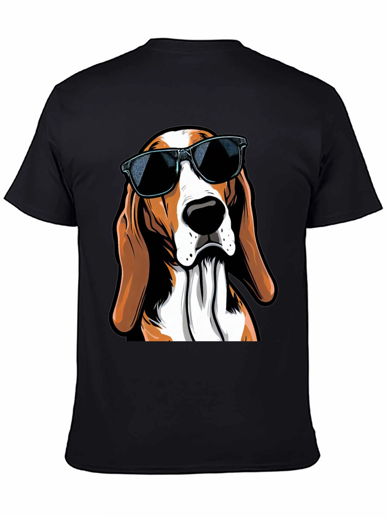 Cool Dog Graphic Tee - Unisex Black T-Shirt