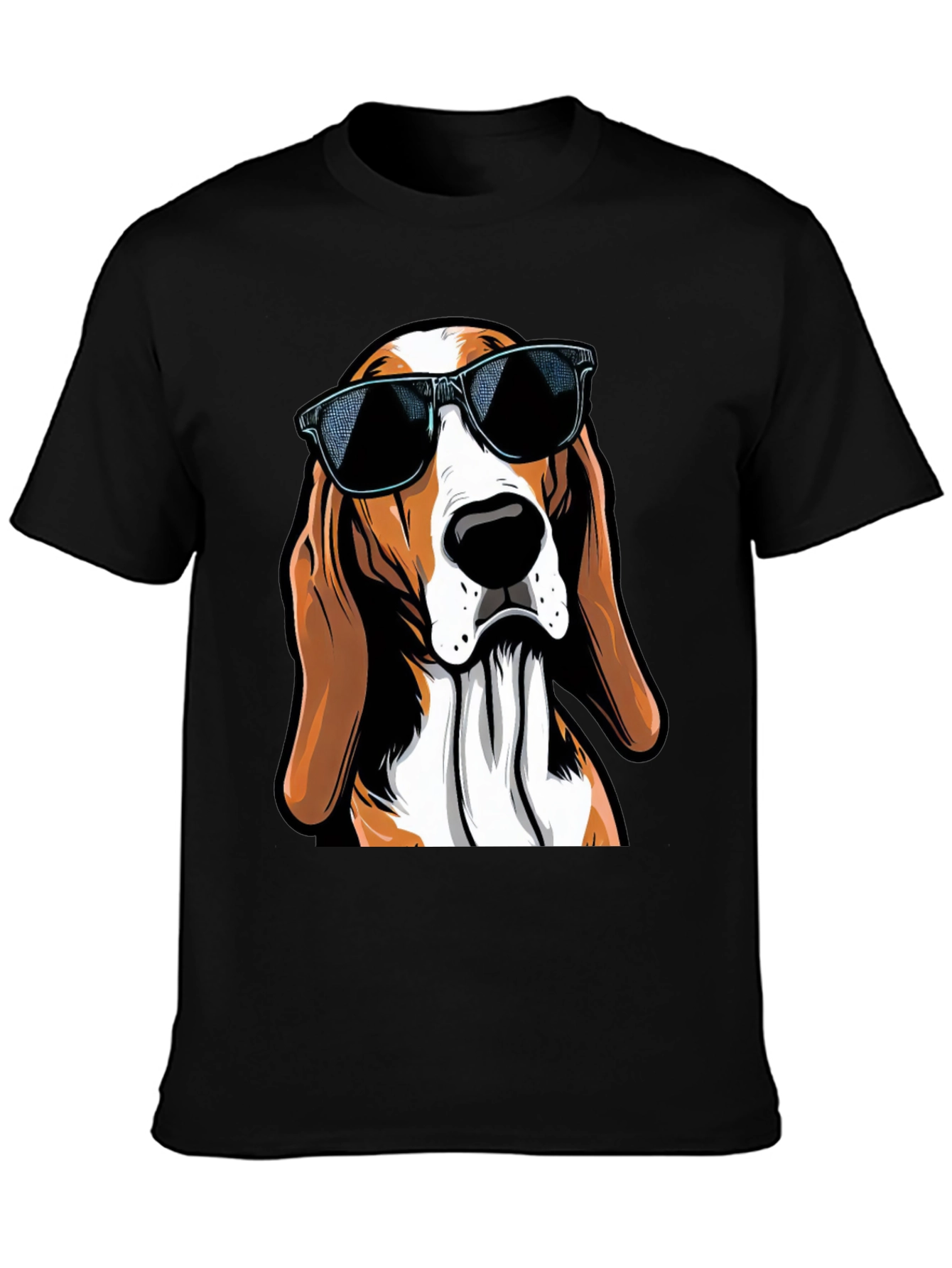 Cool Dog Graphic Tee - Unisex Black T-Shirt