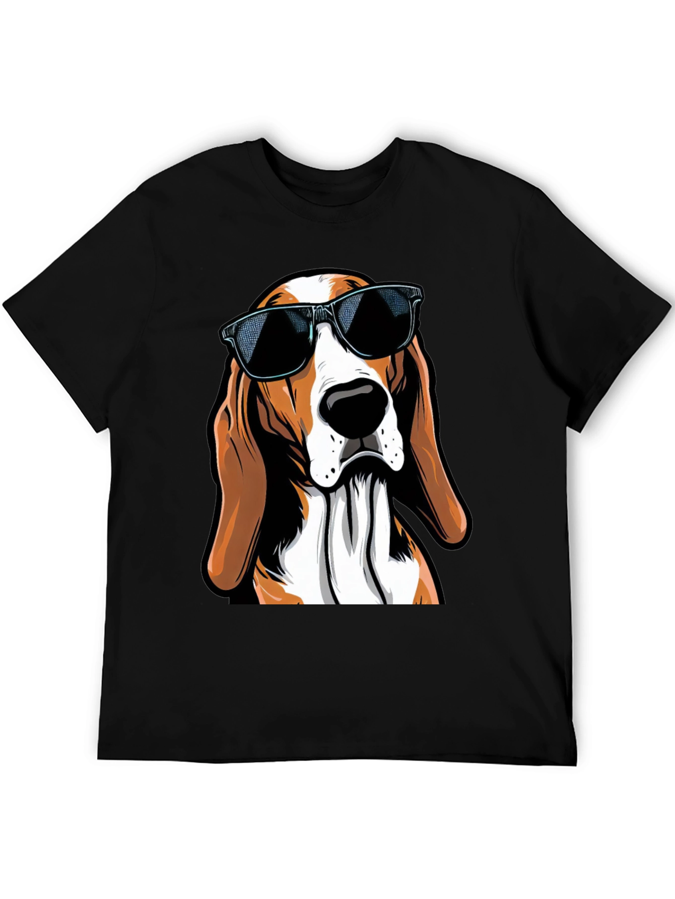 Cool Dog Graphic Tee - Unisex Black T-Shirt