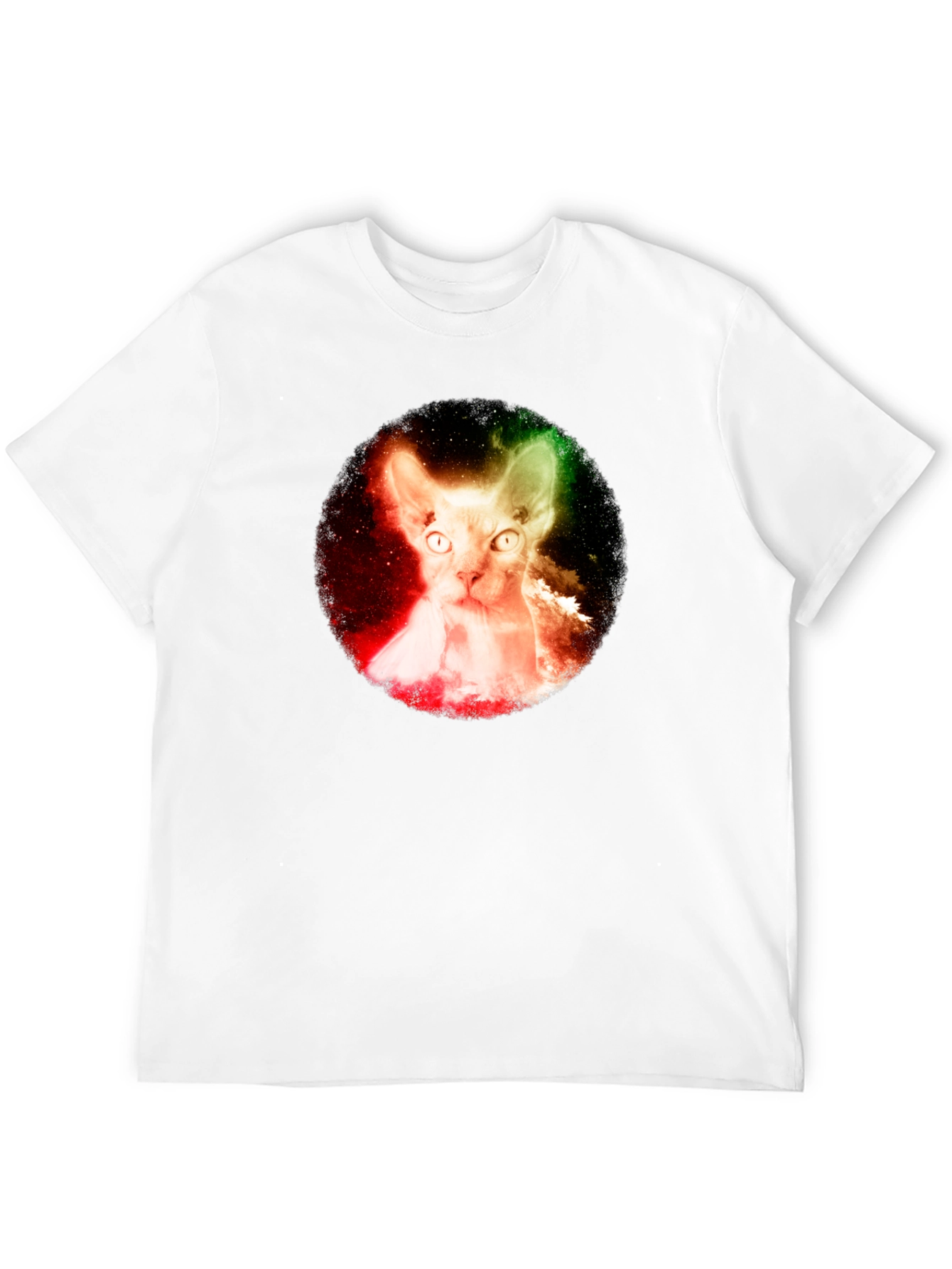Galaxy Sphynx Cat Graphic Tee - Unisex