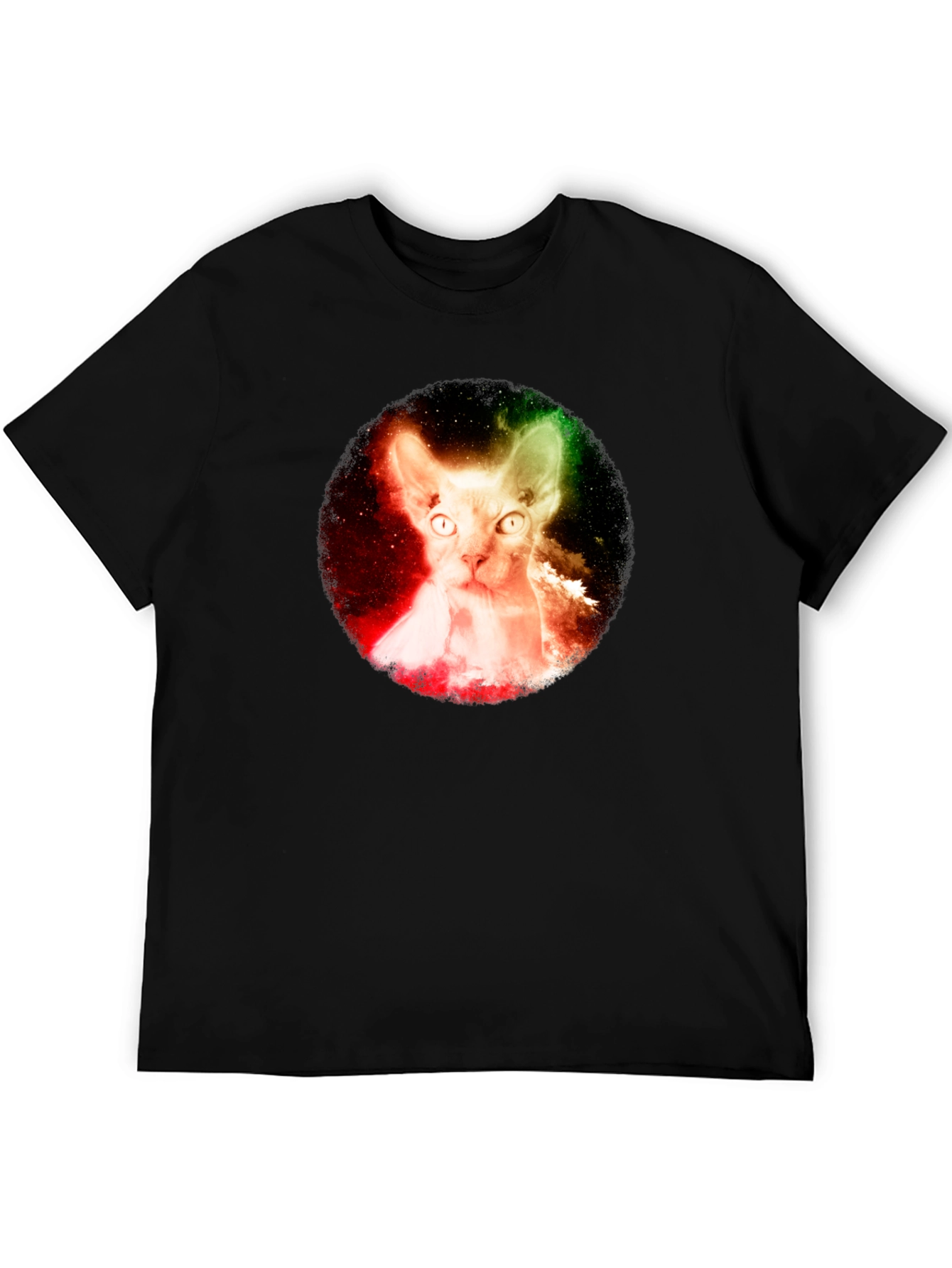 Galaxy Sphynx Cat Graphic Tee - Unisex