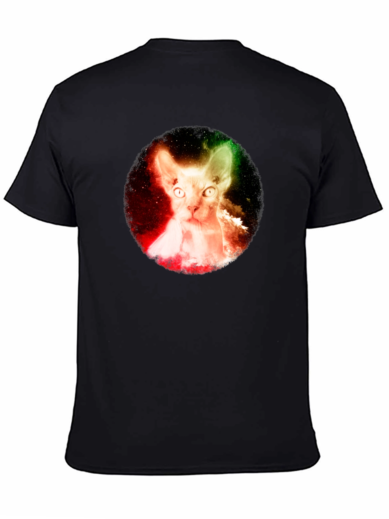 Galaxy Sphynx Cat Graphic Tee - Unisex