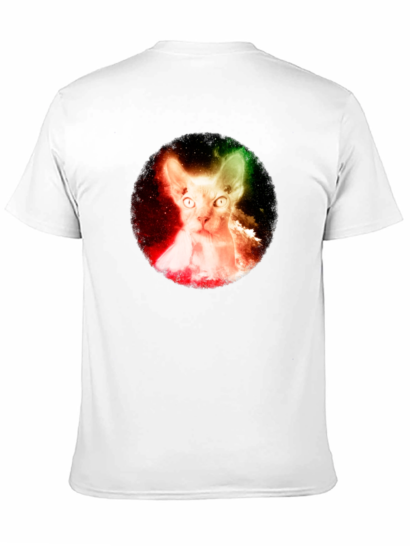 Galaxy Sphynx Cat Graphic Tee - Unisex
