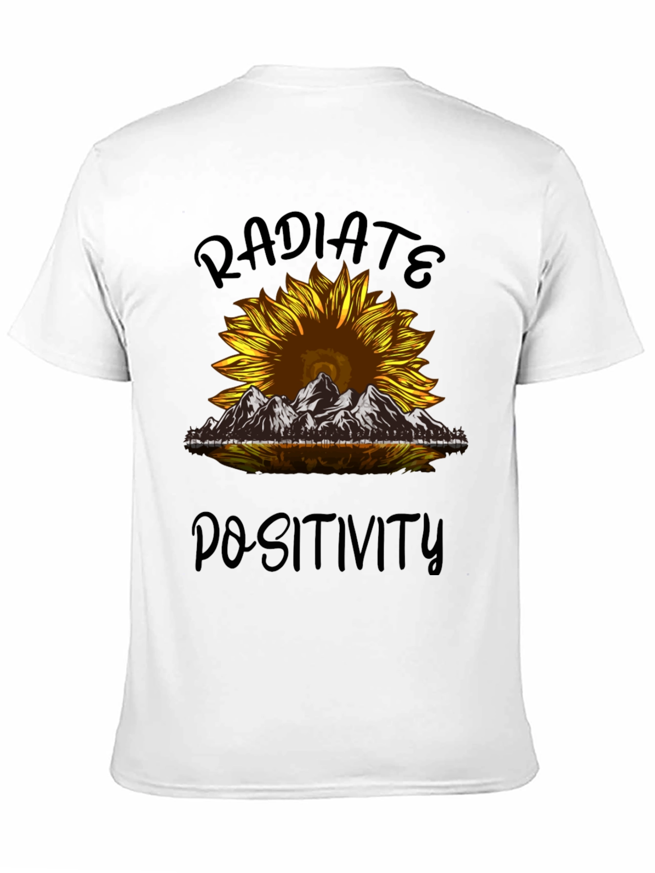Radiate Positivity Sunflower Graphic T-Shirt