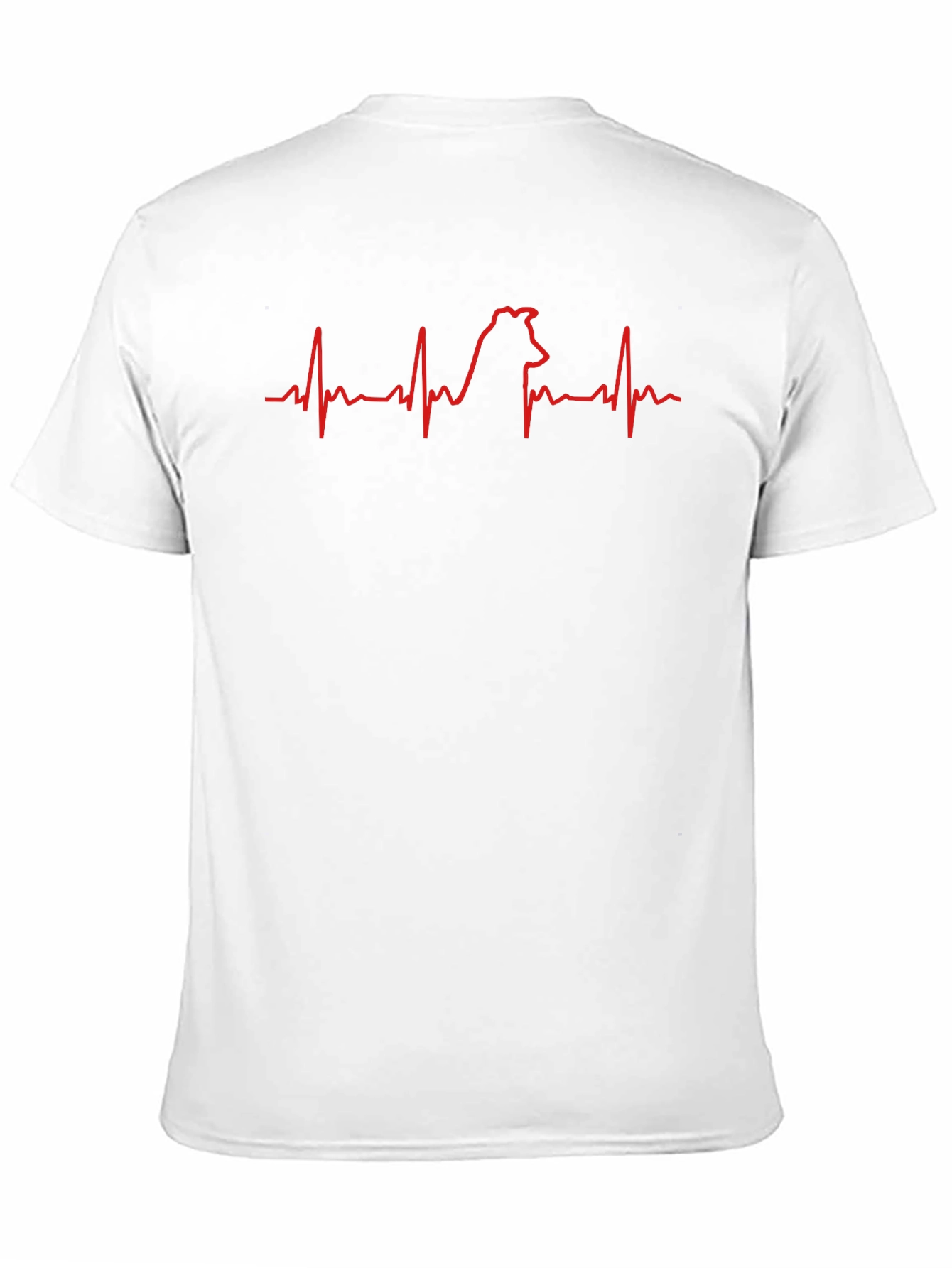 Dog Heartbeat T-Shirt - Cute Pet Lover Tee