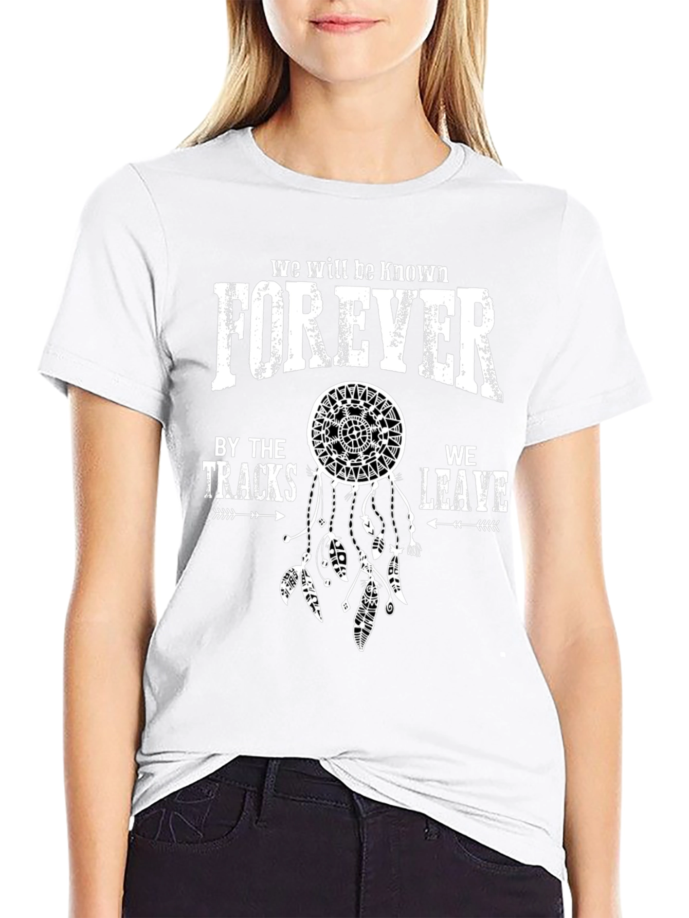 Forever Tracks Dreamcatcher T-Shirt - Stylish Graphic Tee
