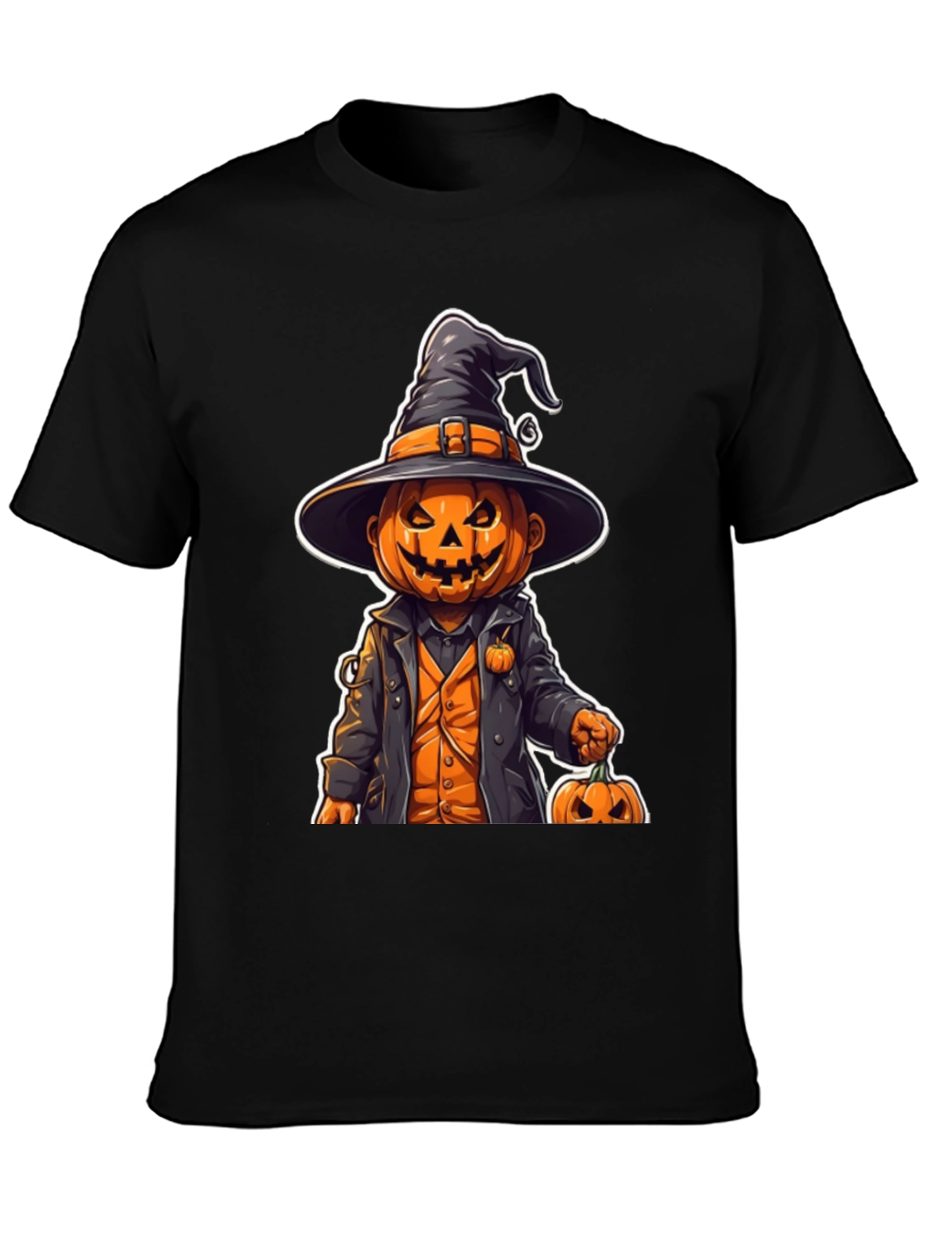 Halloween Pumpkin Witch T-Shirt