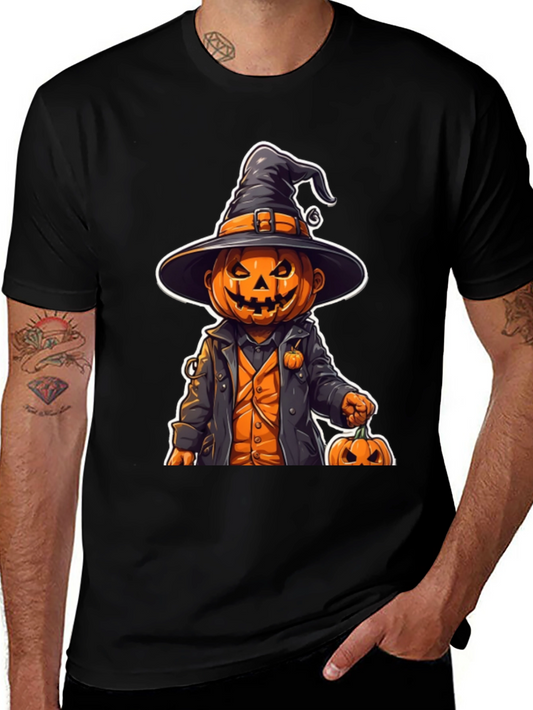 Halloween Pumpkin Witch T-Shirt