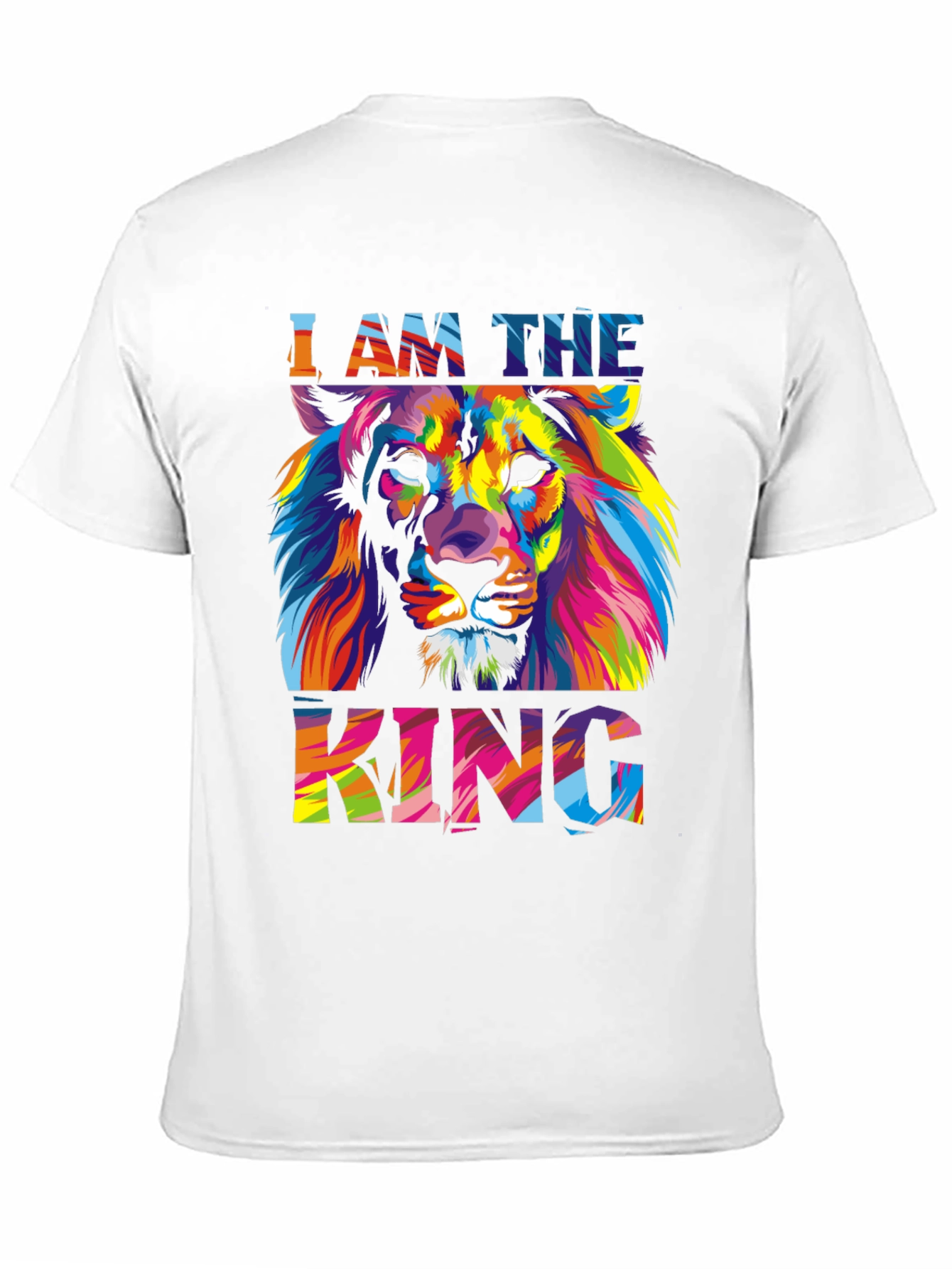 Lion King Graphic Print Mens T-Shirt